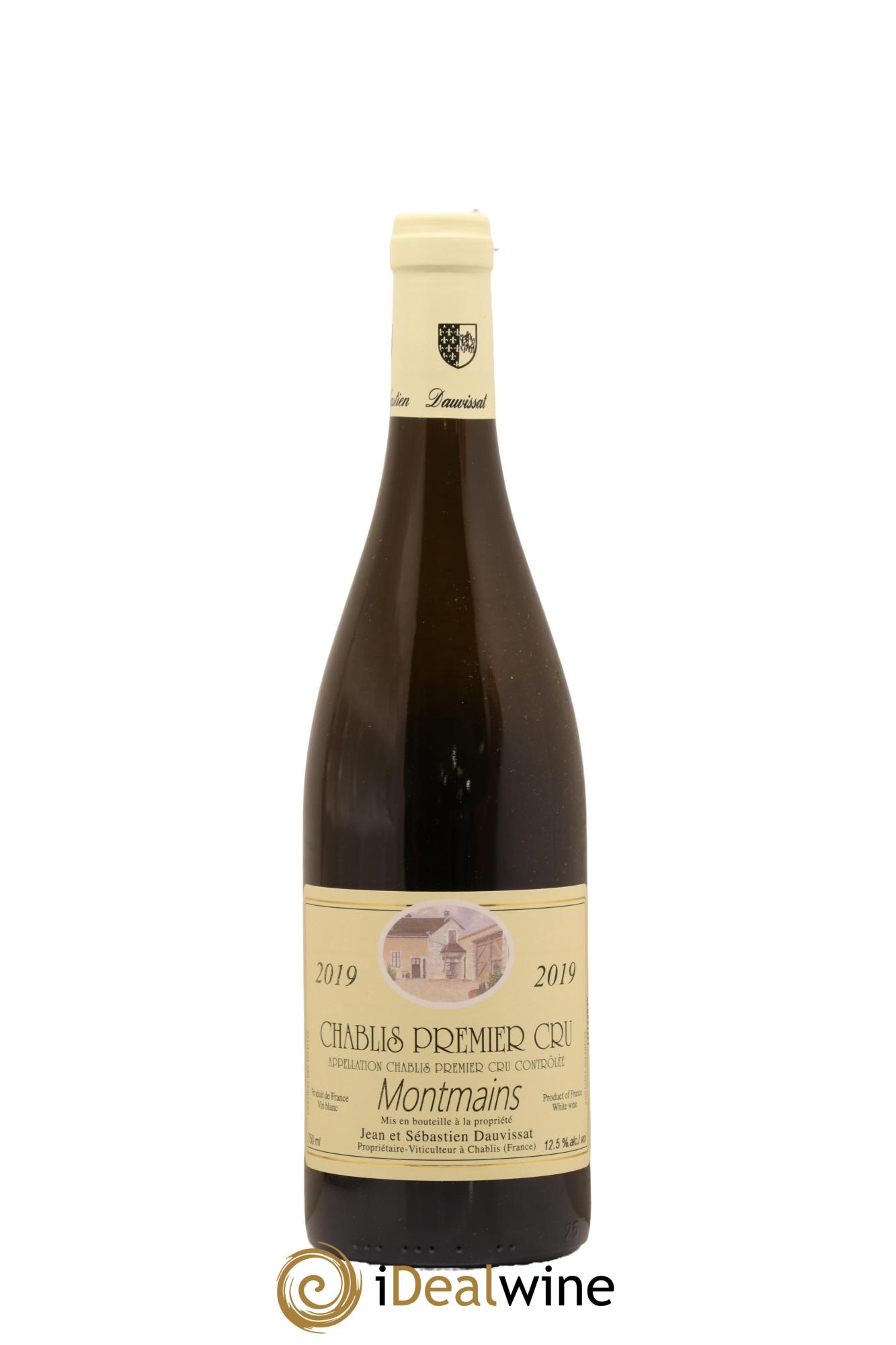 Chablis 1er Cru Montmains Jean Dauvissat (Domaine) 2019 - Lot de 1 bouteille - 0