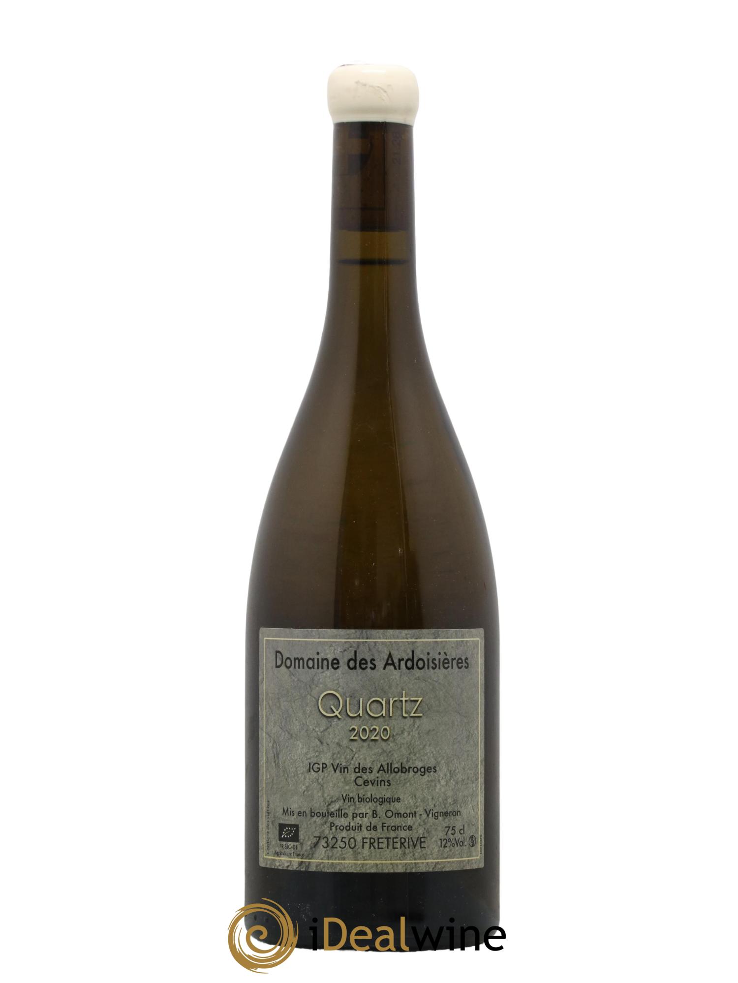 Vin des Allobroges Cevins Quartz Ardoisières (Domaine des)  2020 - Lot de 1 bouteille - 0