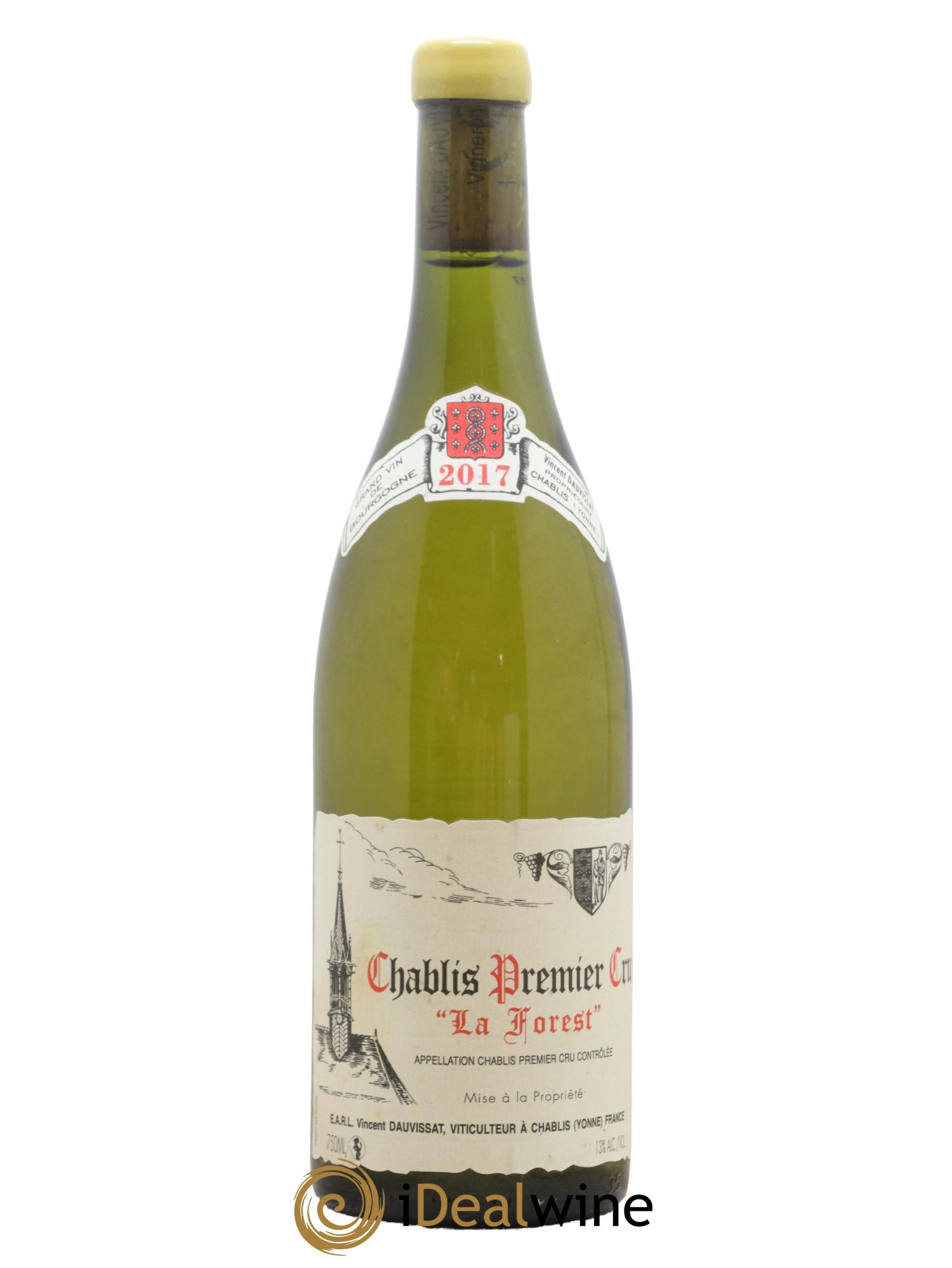 Chablis 1er Cru La Forest Vincent Dauvissat (Domaine) 2017 - Lot de 1 bouteille - 0