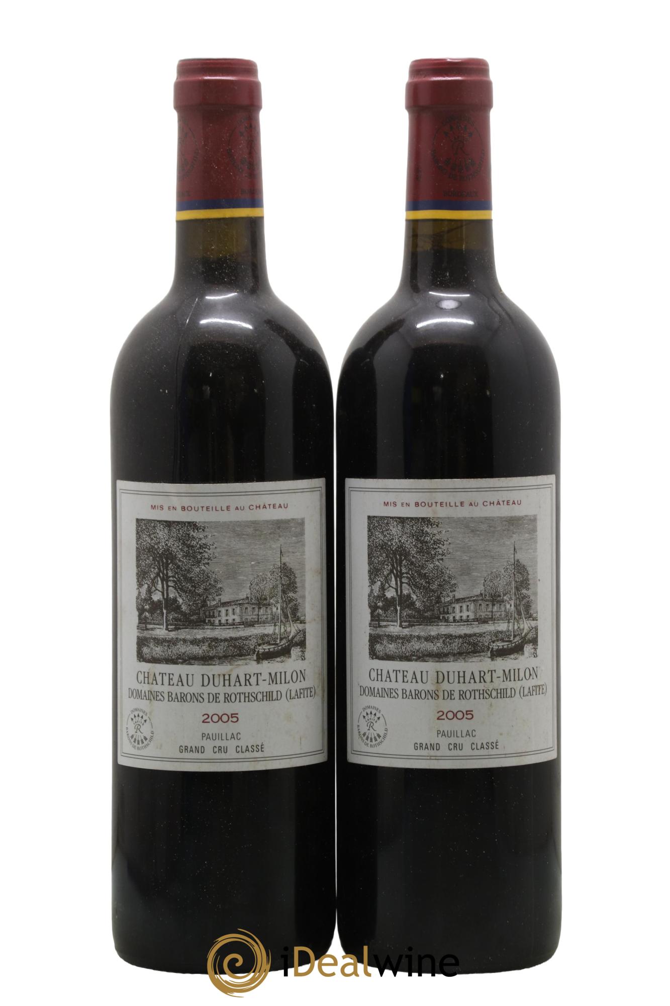 Château Duhart-Milon 4ème Grand Cru Classé 2005 - Lotto di 2 bottiglie - 0