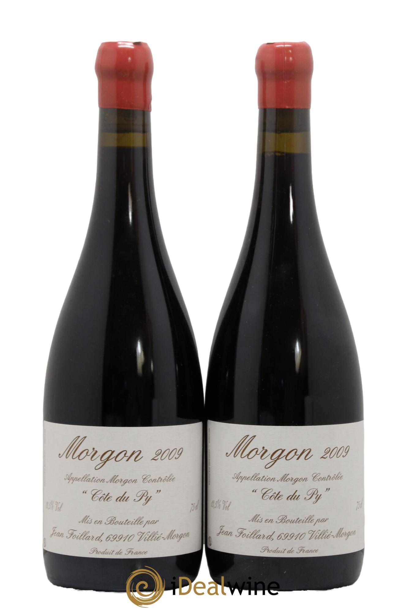 Morgon Côte du Py Jean Foillard 2009 - Lotto di 2 bottiglie - 0