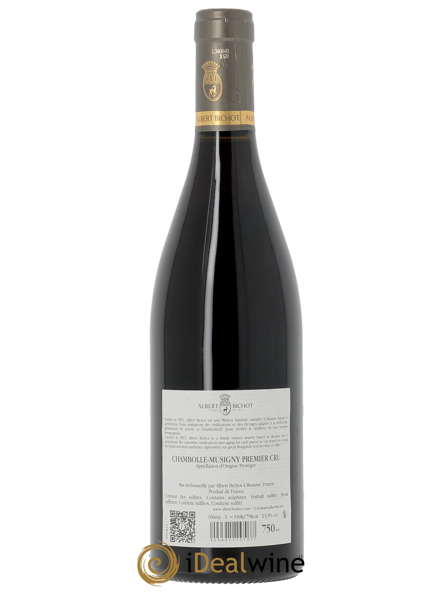 Chambolle-Musigny 1er Cru Albert Bichot  2017 - Lot de 1 bouteille - 1