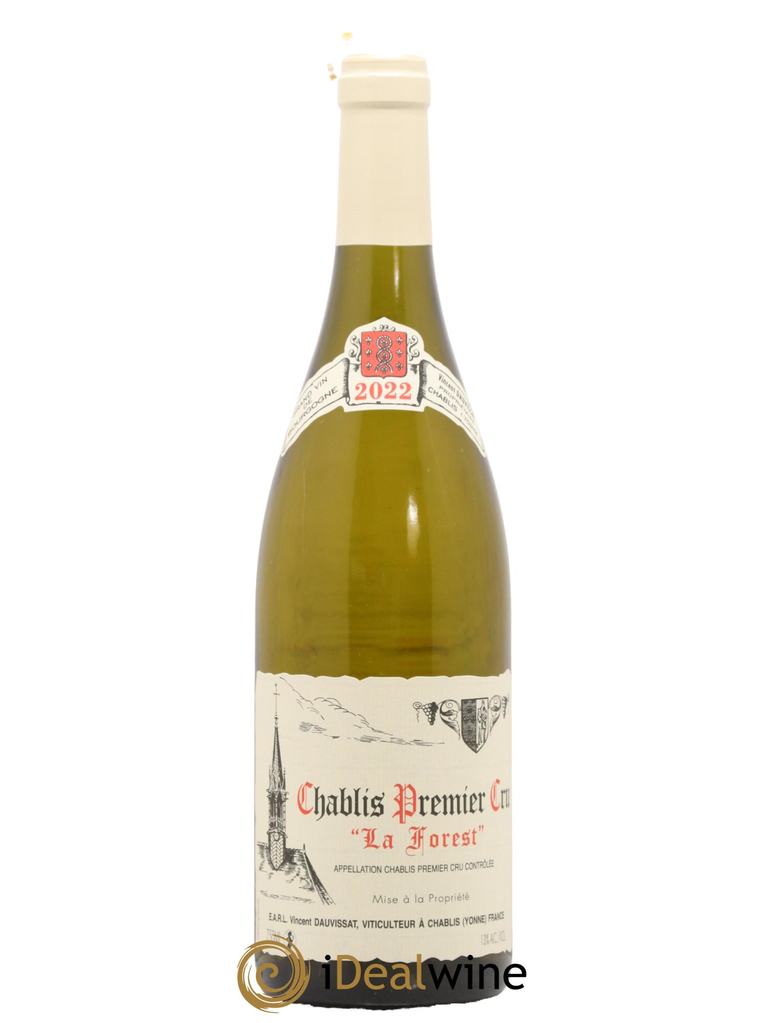 Chablis 1er Cru La Forest Vincent Dauvissat (Domaine) 2022 - Lot de 1 bouteille - 0