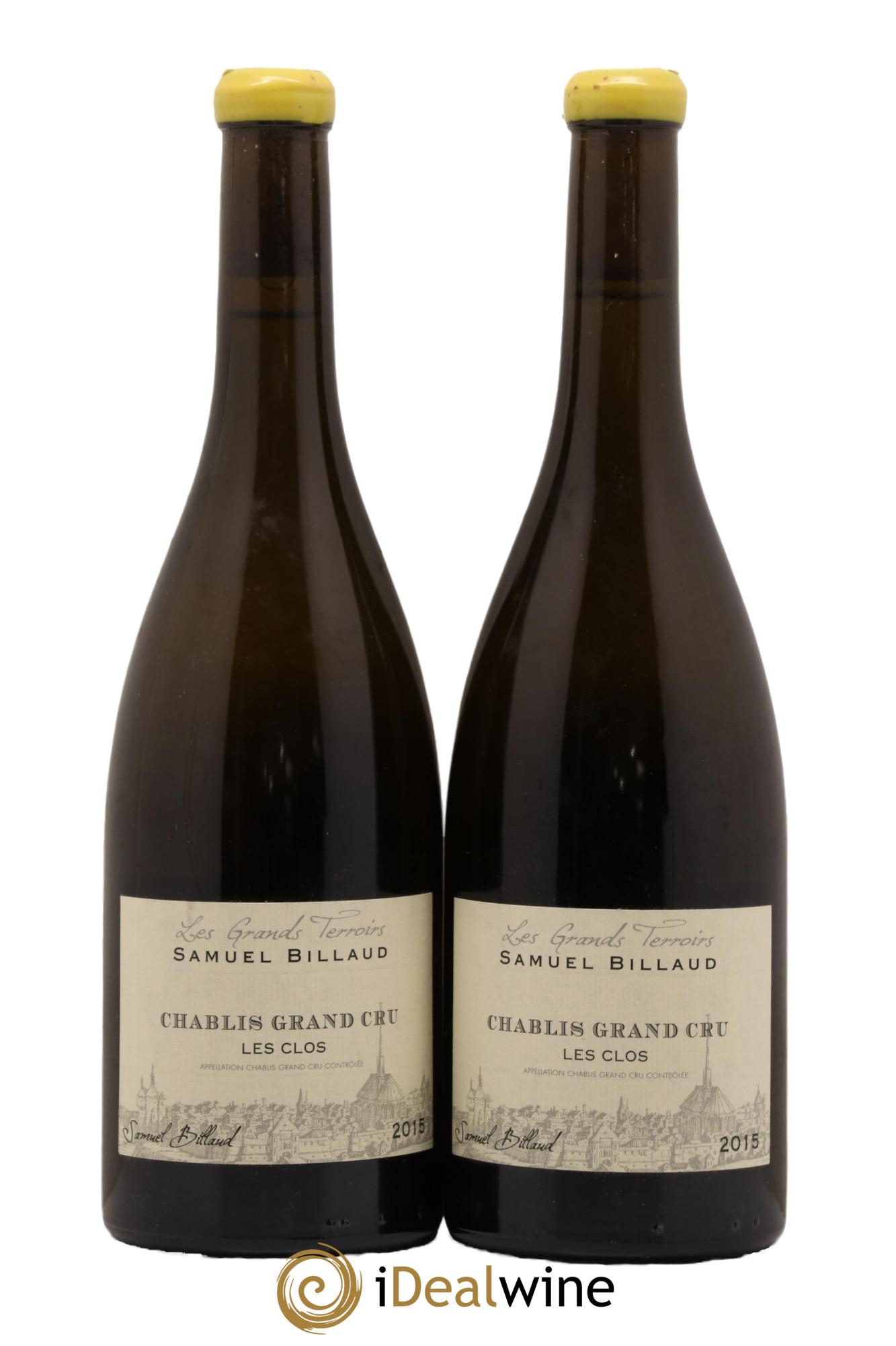 Chablis Grand Cru Les Clos Samuel Billaud 2015 - Lot de 2 bouteilles - 0