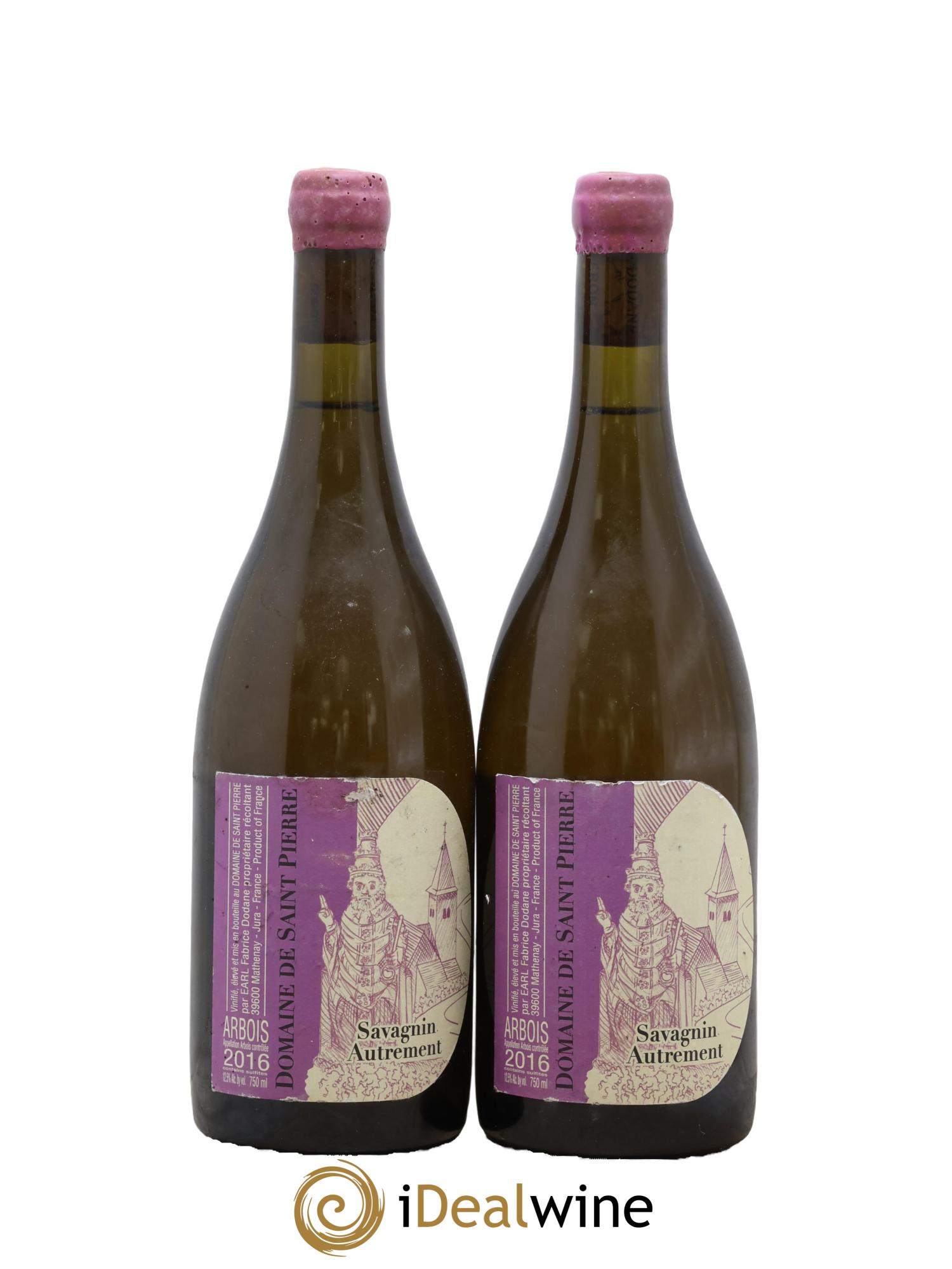 Arbois Savagnin Autrement Saint-Pierre (Domaine) Fabrice Dodane 2016 - Lotto di 2 bottiglie - 0