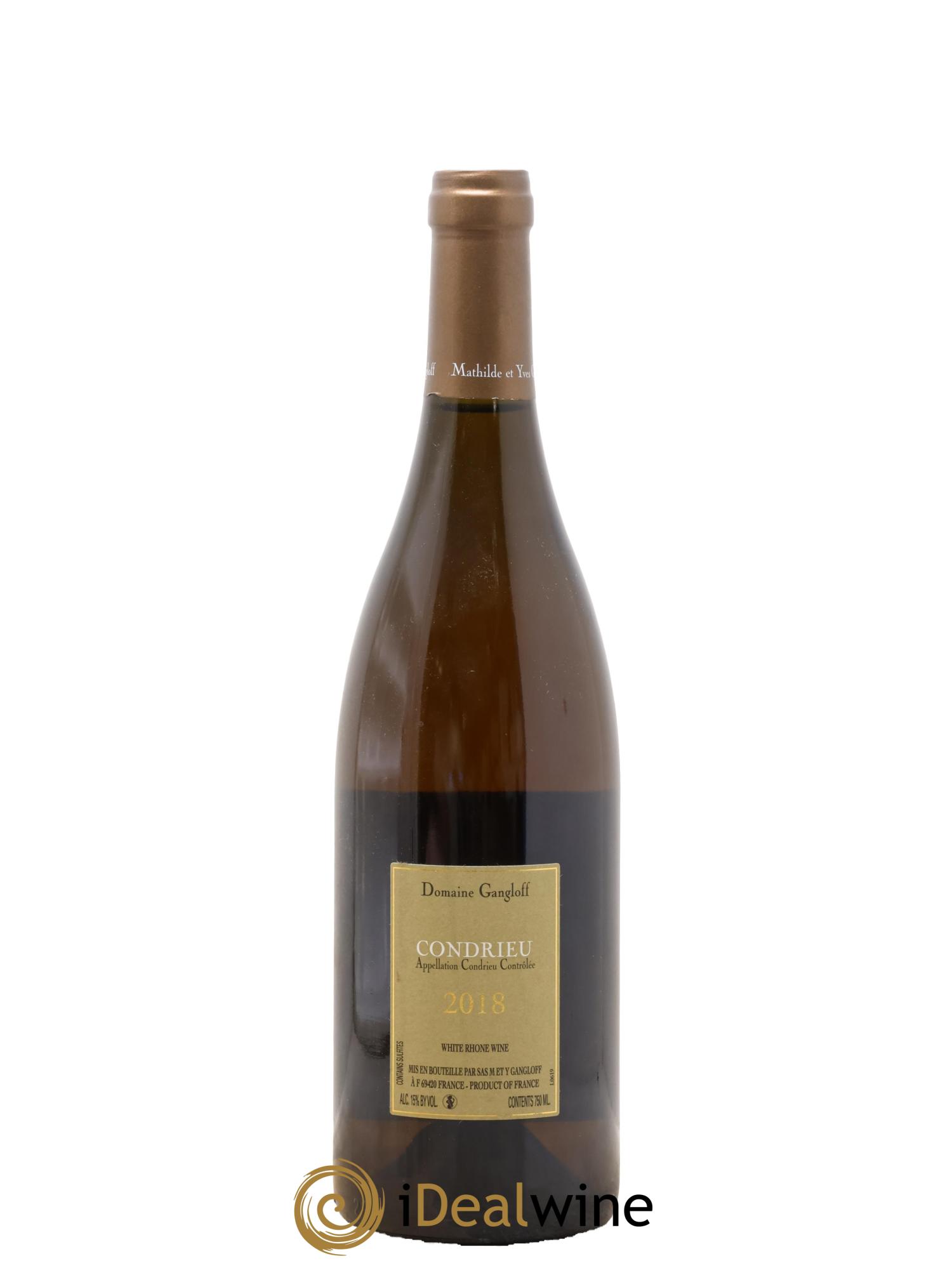 Condrieu Domaine Gangloff (Domaine) 2018 - Lot de 1 bouteille - 1