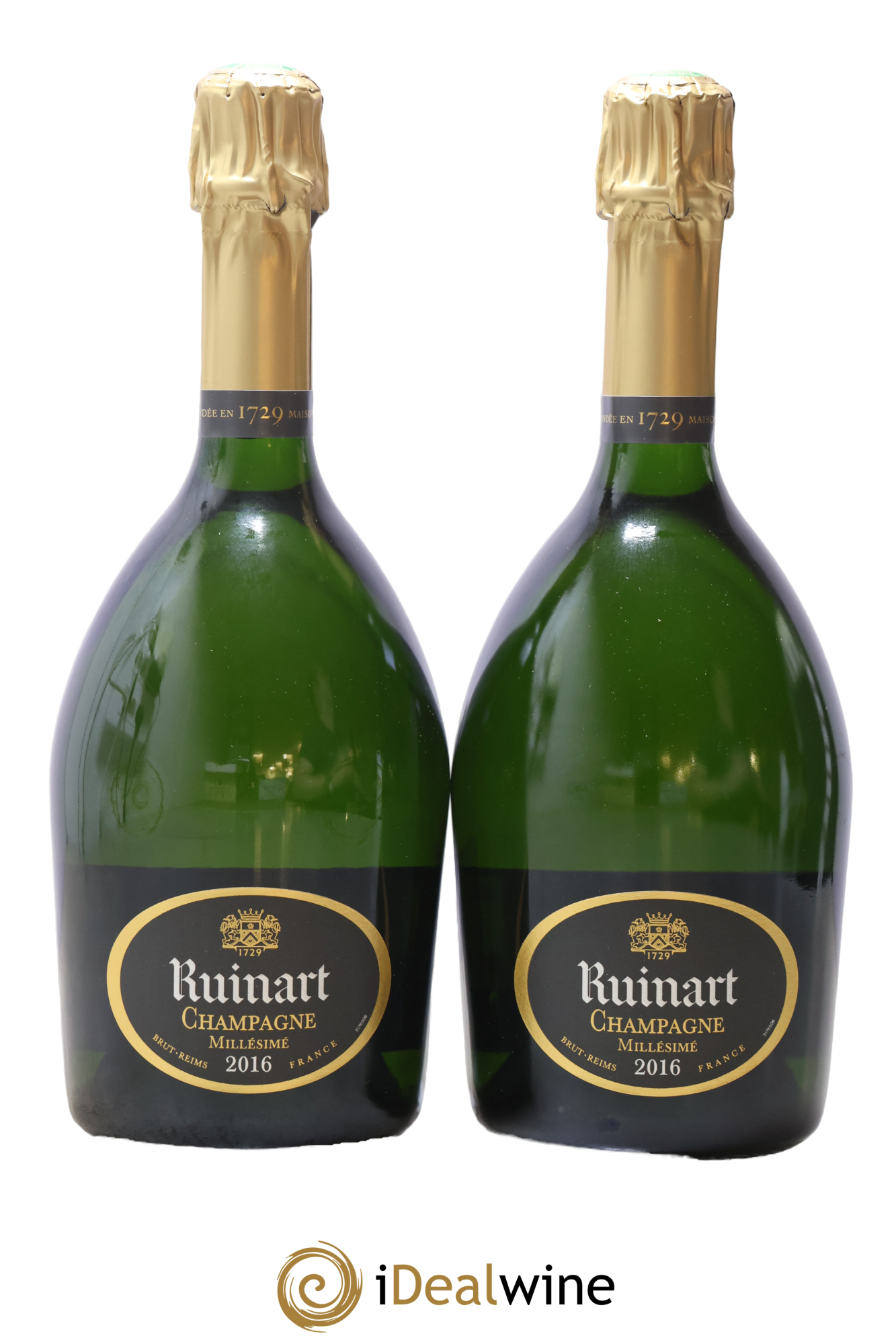 Brut Millésimé Ruinart 2016 - Lotto di 2 bottiglie - 0