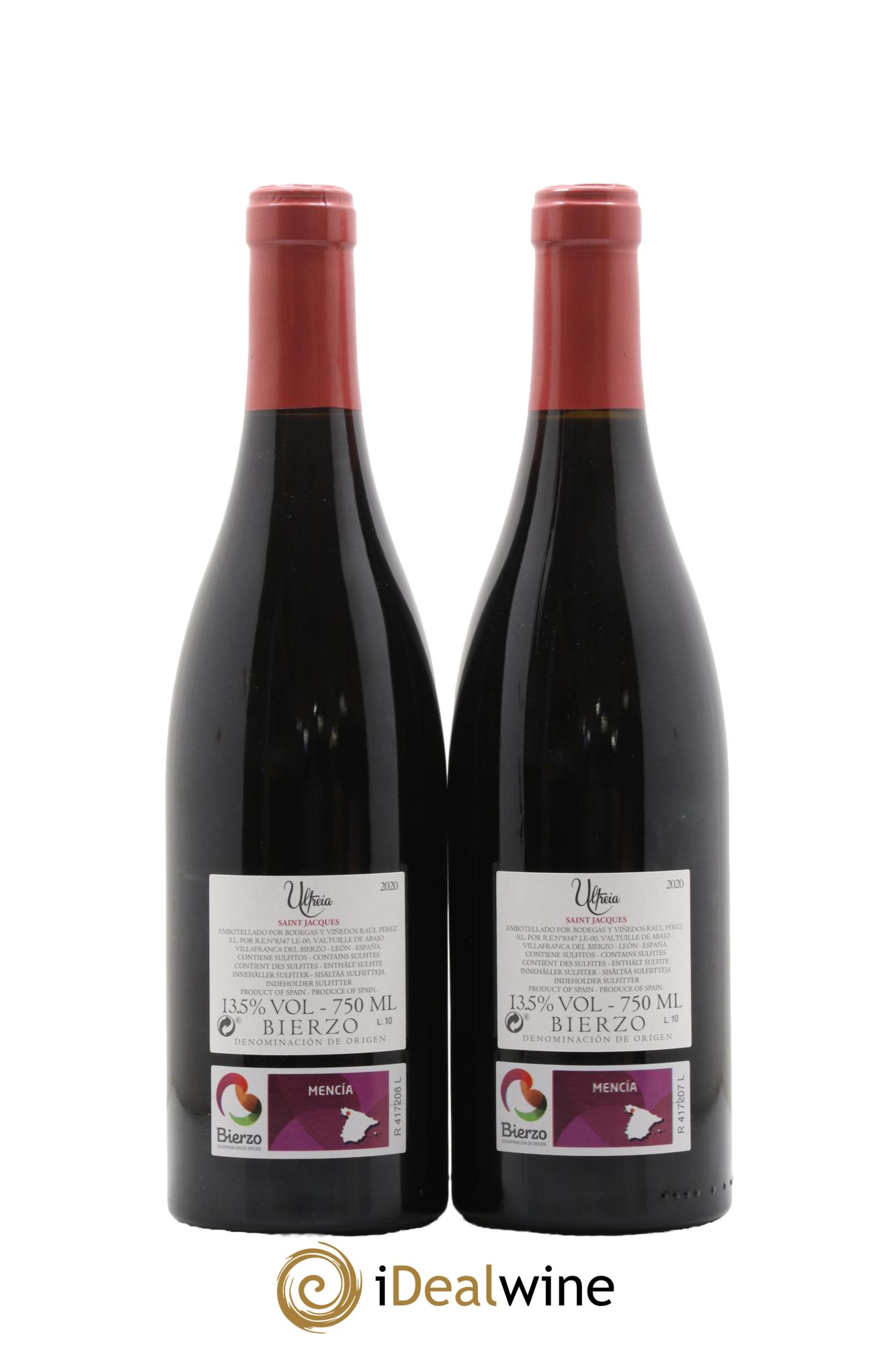 Bierzo DO Ultreia Saint Jacques R.Perez 2020 - Lotto di 2 bottiglie - 1