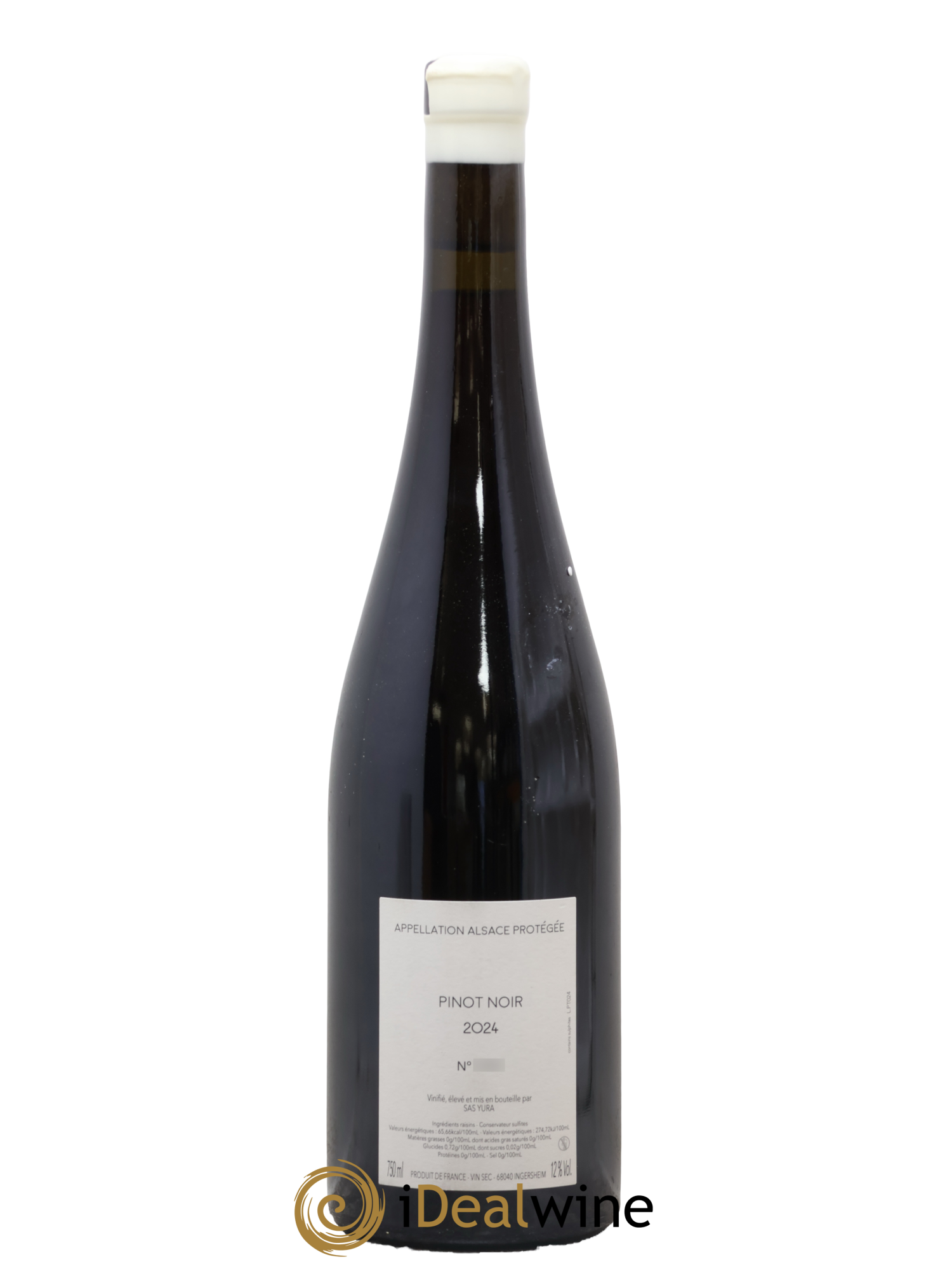 Alsace Pinot Noir La partie et le tout Jintaro Yura 2024 - Lot de 1 bouteille - 1