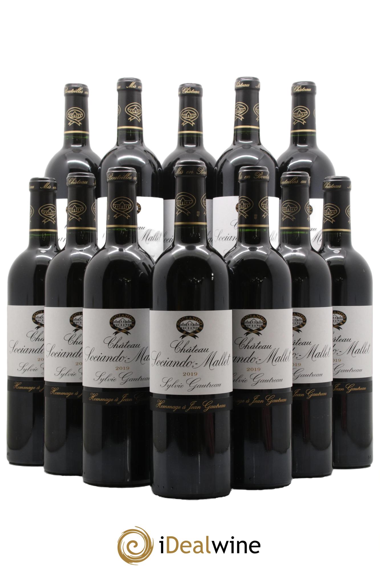Château Sociando Mallet 2019 - Lot of 12 bottles - 0
