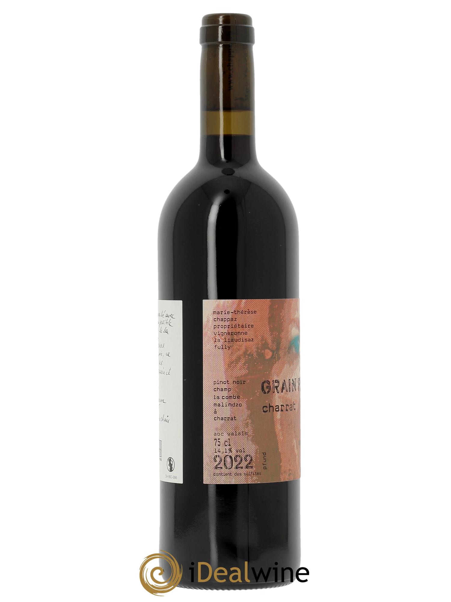 Valais Fully Grain Pinot Charrat Marie-Thérèse Chappaz  2022 - Lot de 1 bouteille - 1