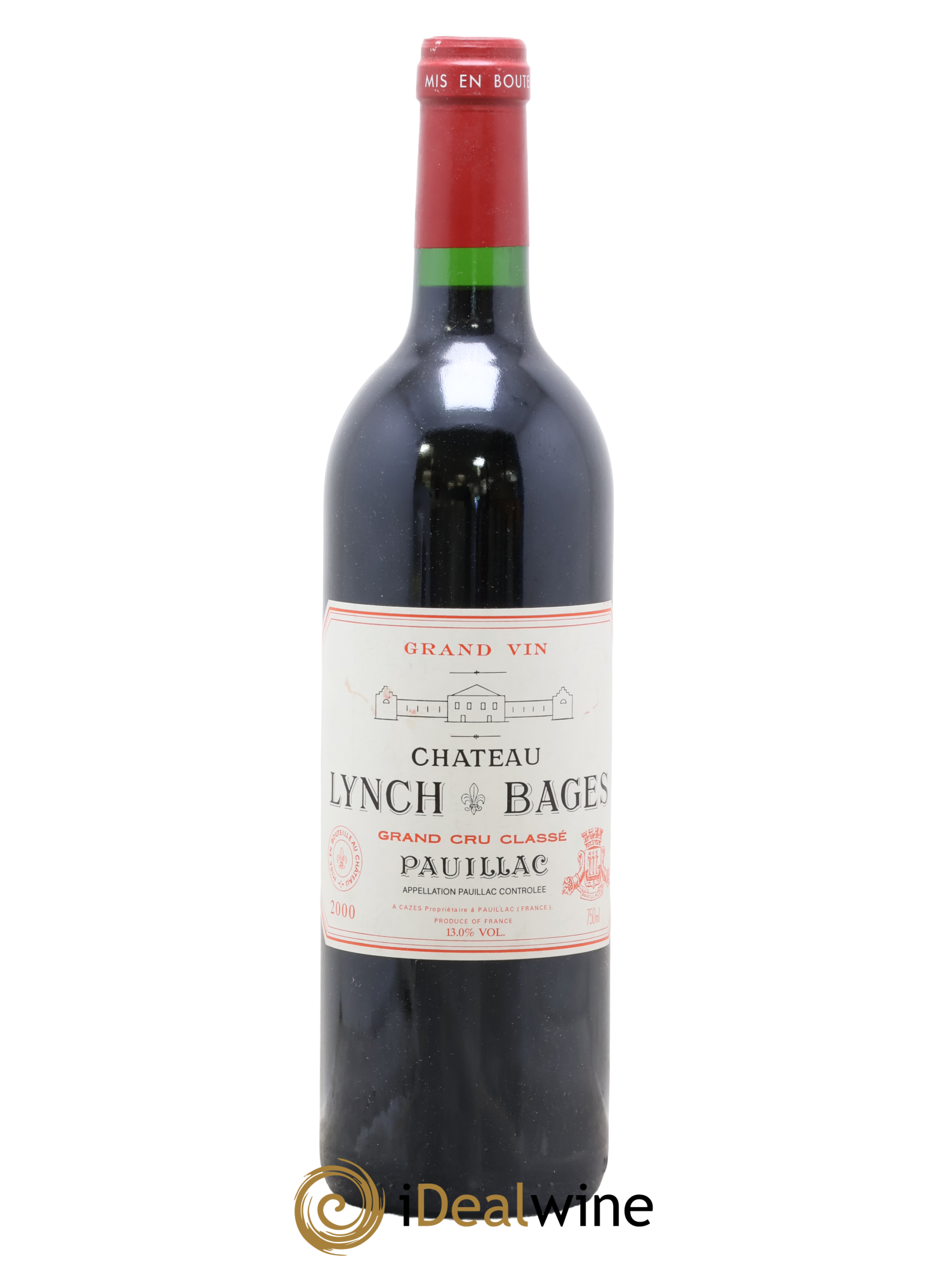 Château Lynch Bages 5ème Grand Cru Classé 2000 - Lote de 1 botella - 0
