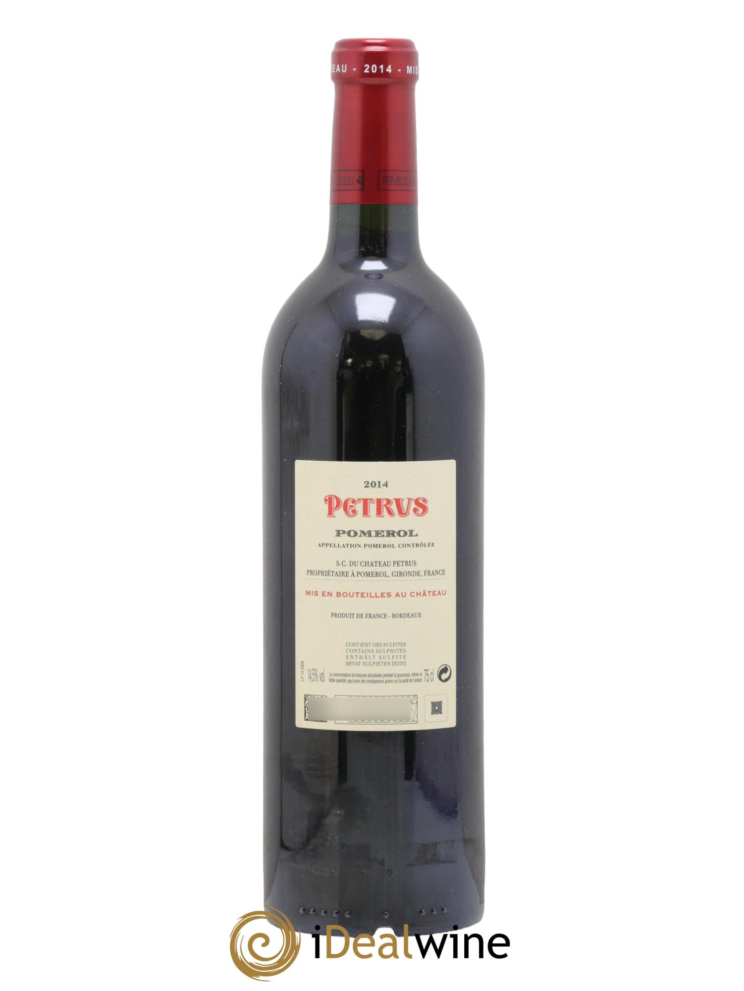 Petrus 2014 - Lot de 1 bouteille - 1