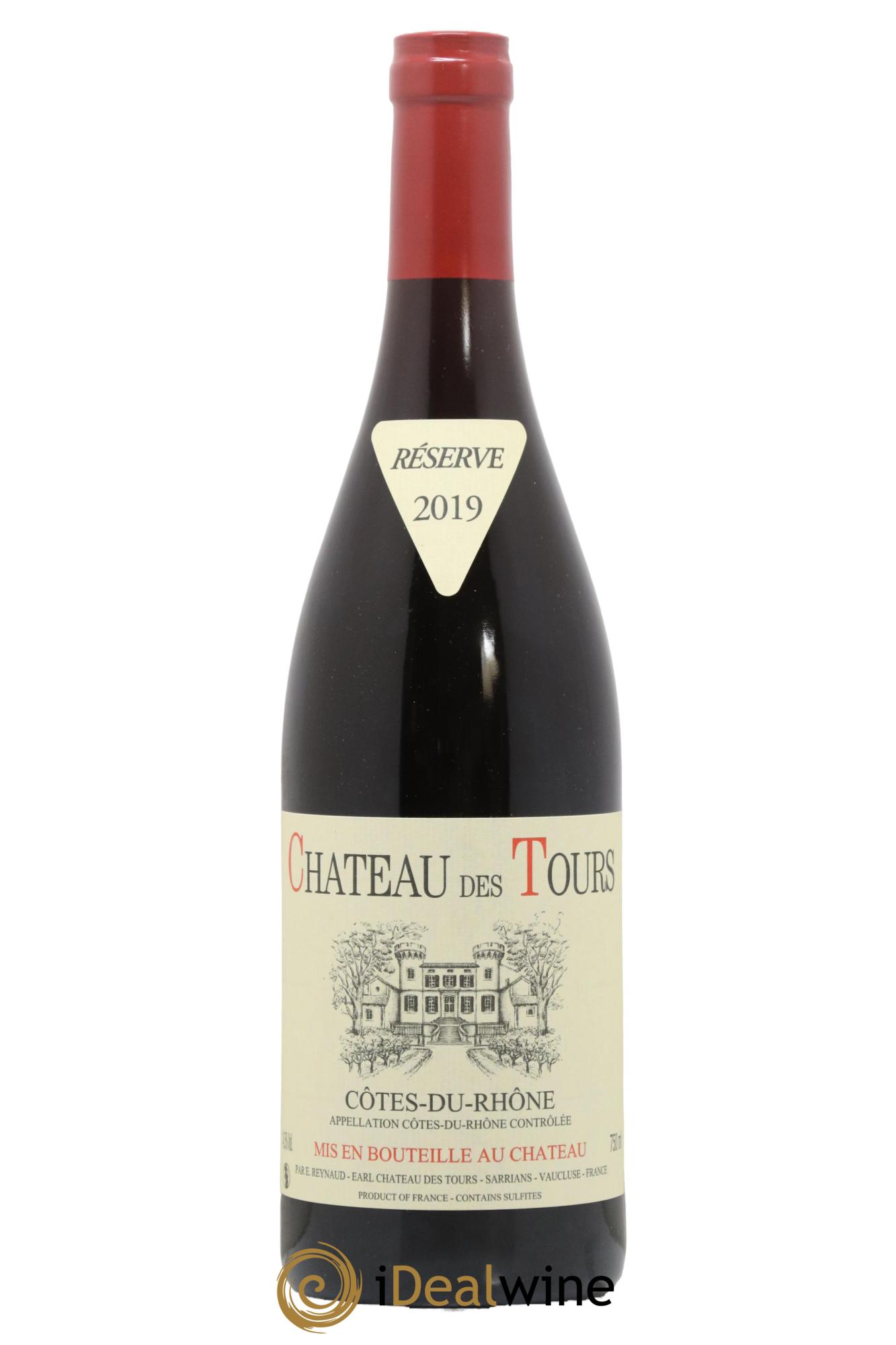Côtes-du-Rhône Château des Tours Emmanuel Reynaud 2019 - Lot de 1 bouteille - 0