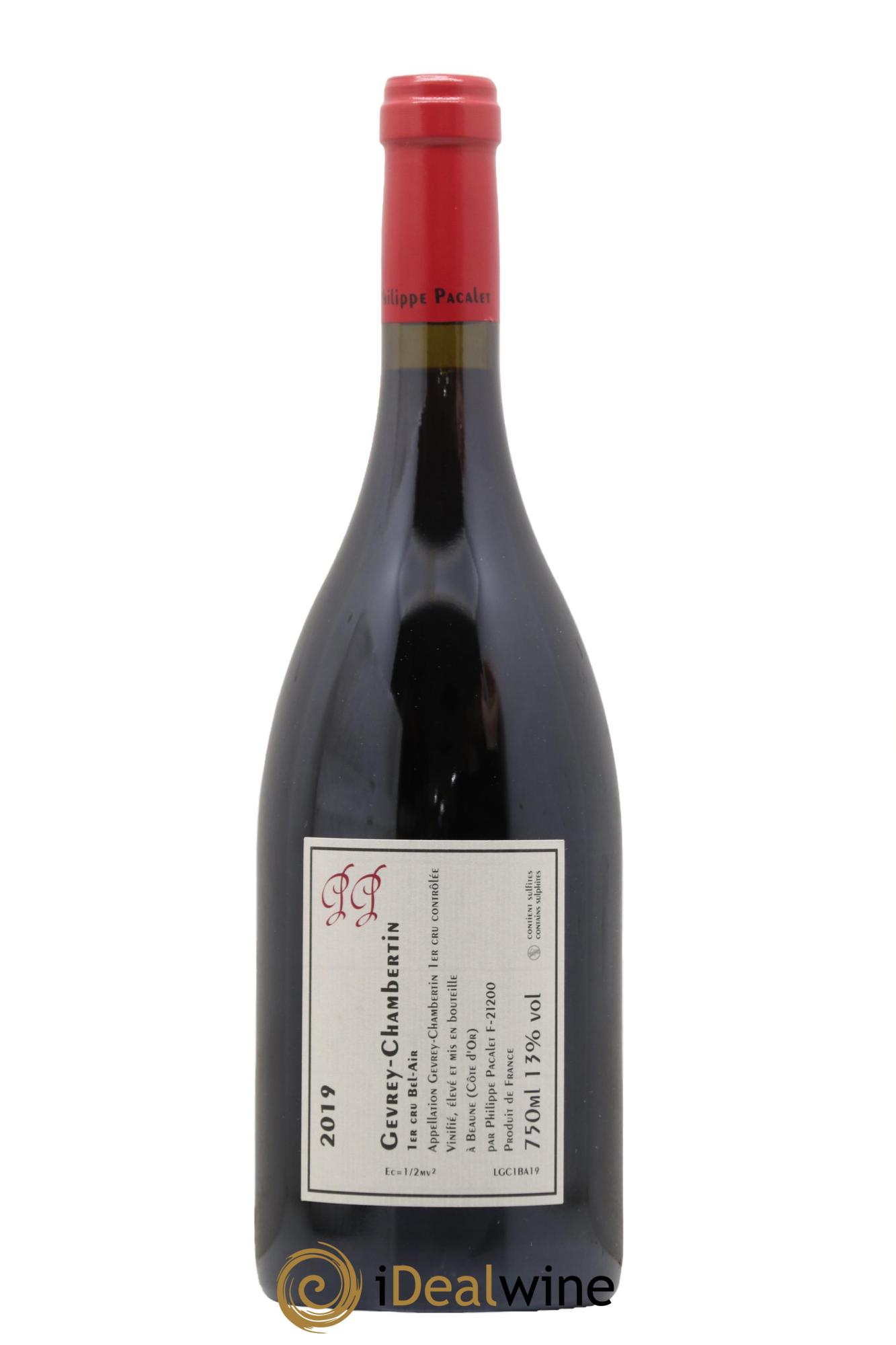 Gevrey-Chambertin 1er Cru Bel Air Philippe Pacalet 2019 - Lot de 1 bouteille - 1