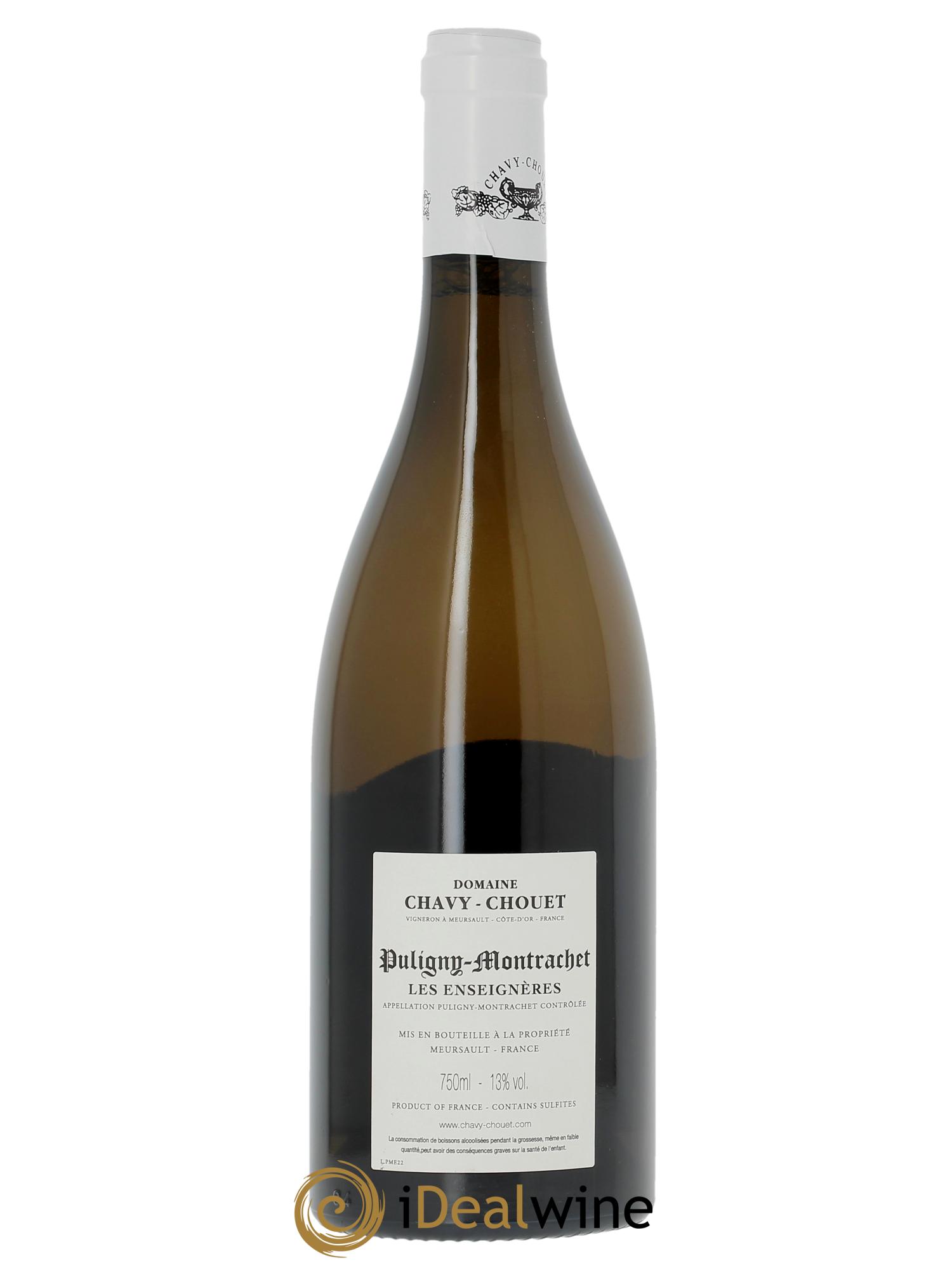 Puligny-Montrachet Les Enseignères Chavy-Chouet  2022 - Posten von 1 Flasche - 1