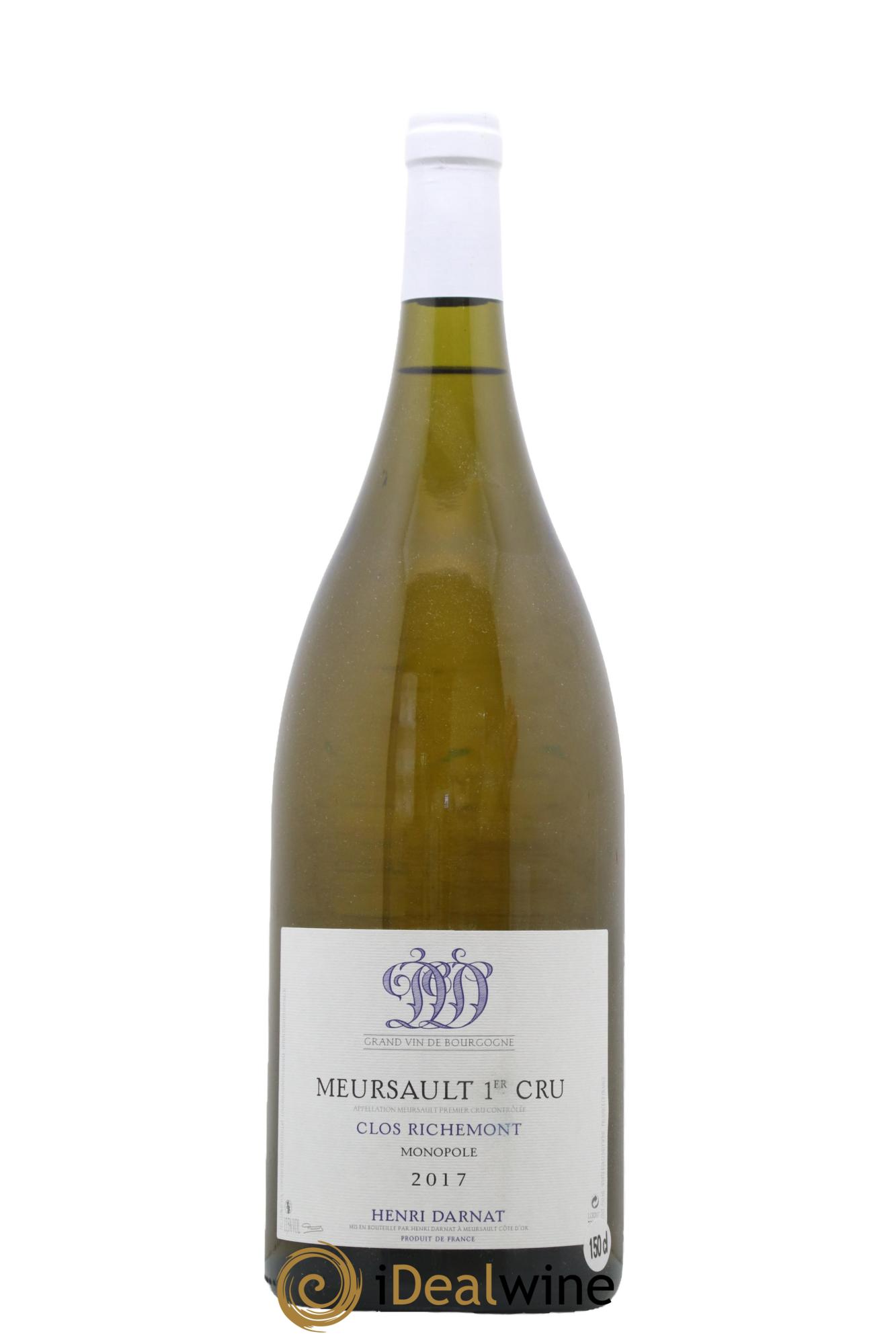 Meursault 1er Cru Clos Richemont Monopole Henri Darnat 2017 - Posten von 1 Magnum - 0