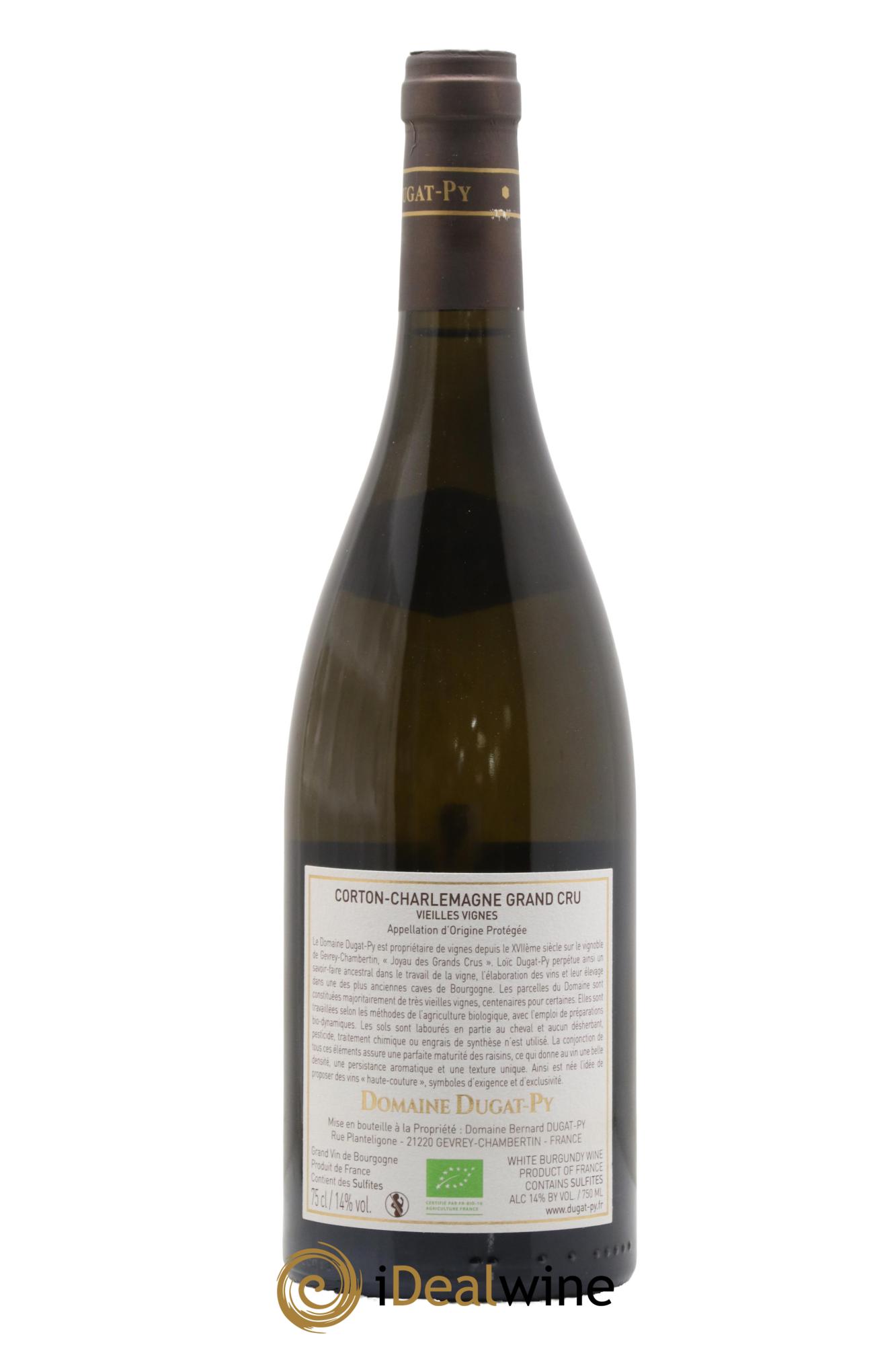 Corton-Charlemagne Grand Cru Vieilles Vignes Dugat-Py 2019 - Lot de 1 bouteille - 1