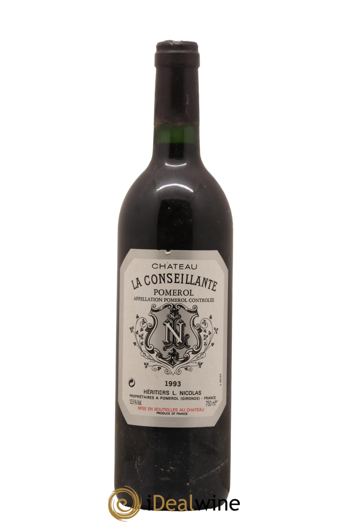 Château la Conseillante 1993 - Lot de 1 bouteille - 0
