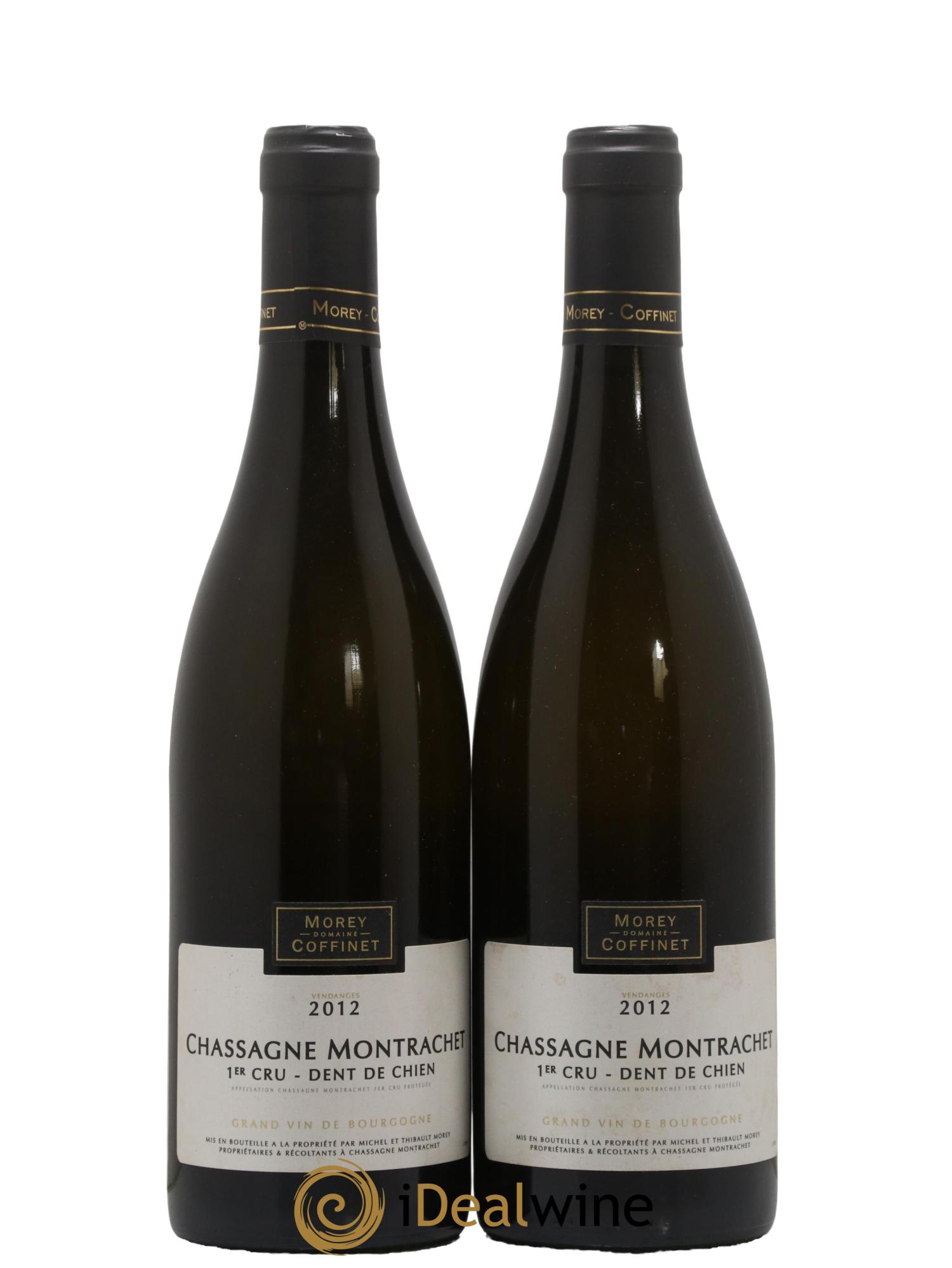 Chassagne-Montrachet 1er Cru Dent de Chien Morey-Coffinet (Domaine) 2012 - Lot de 2 bouteilles - 0