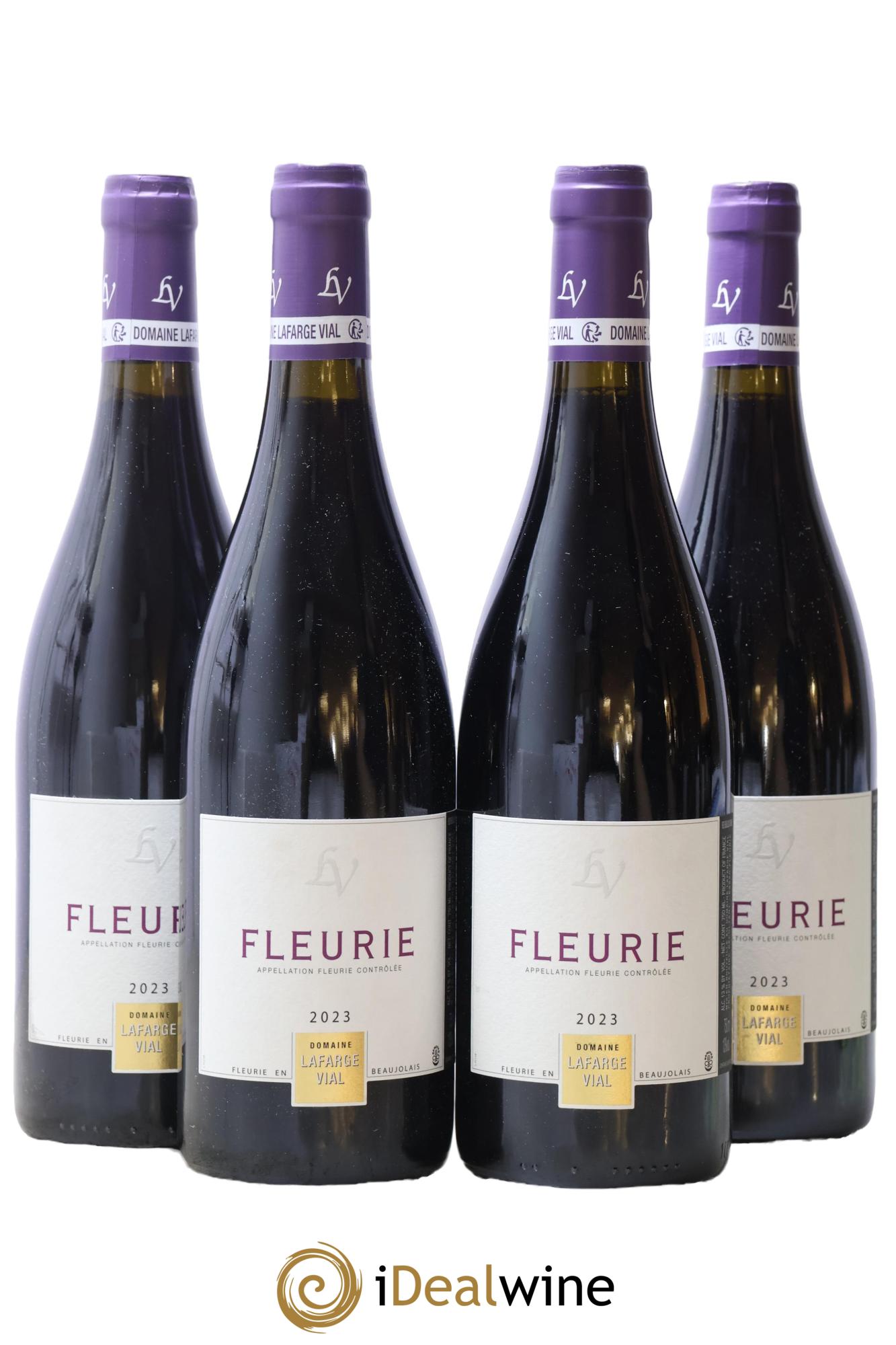 Fleurie Lafarge Vial 2023 - Lot de 4 bouteilles - 0