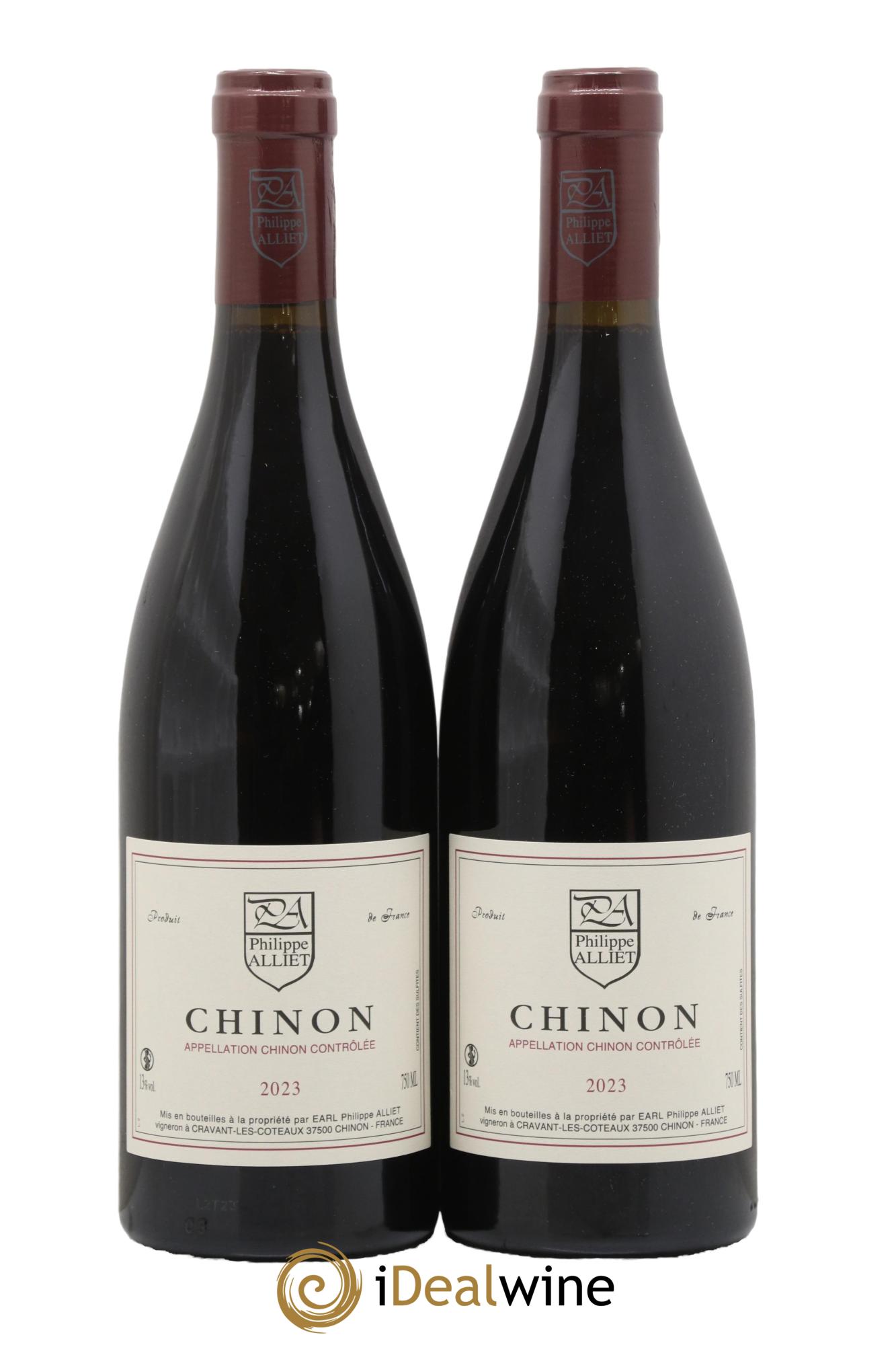 Chinon Philippe Alliet 2023 - Lot de 2 bouteilles - 0