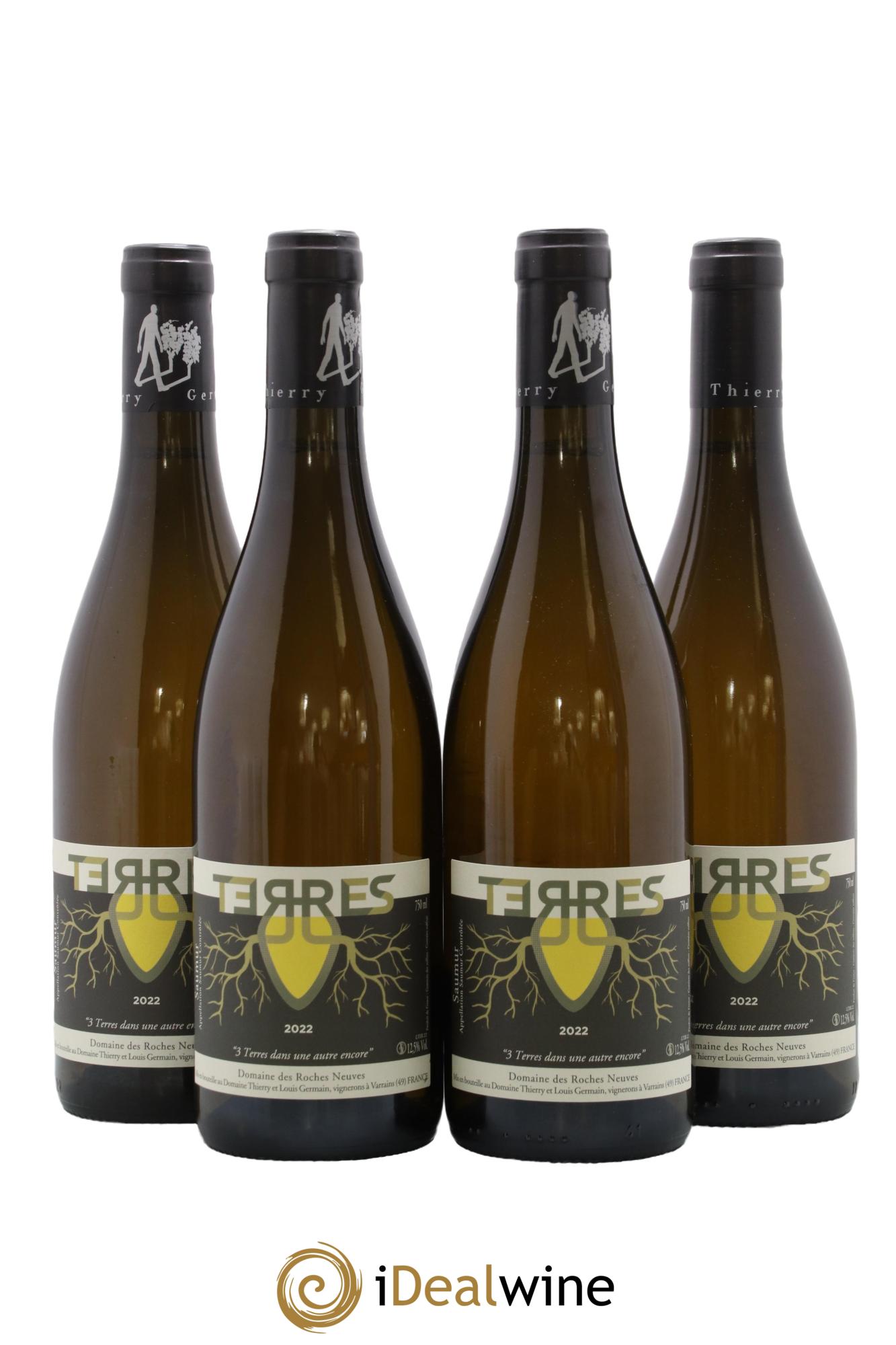 Saumur Terres Domaine des Roches Neuves - Thierry Germain 2022 - Lot de 4 bouteilles - 0