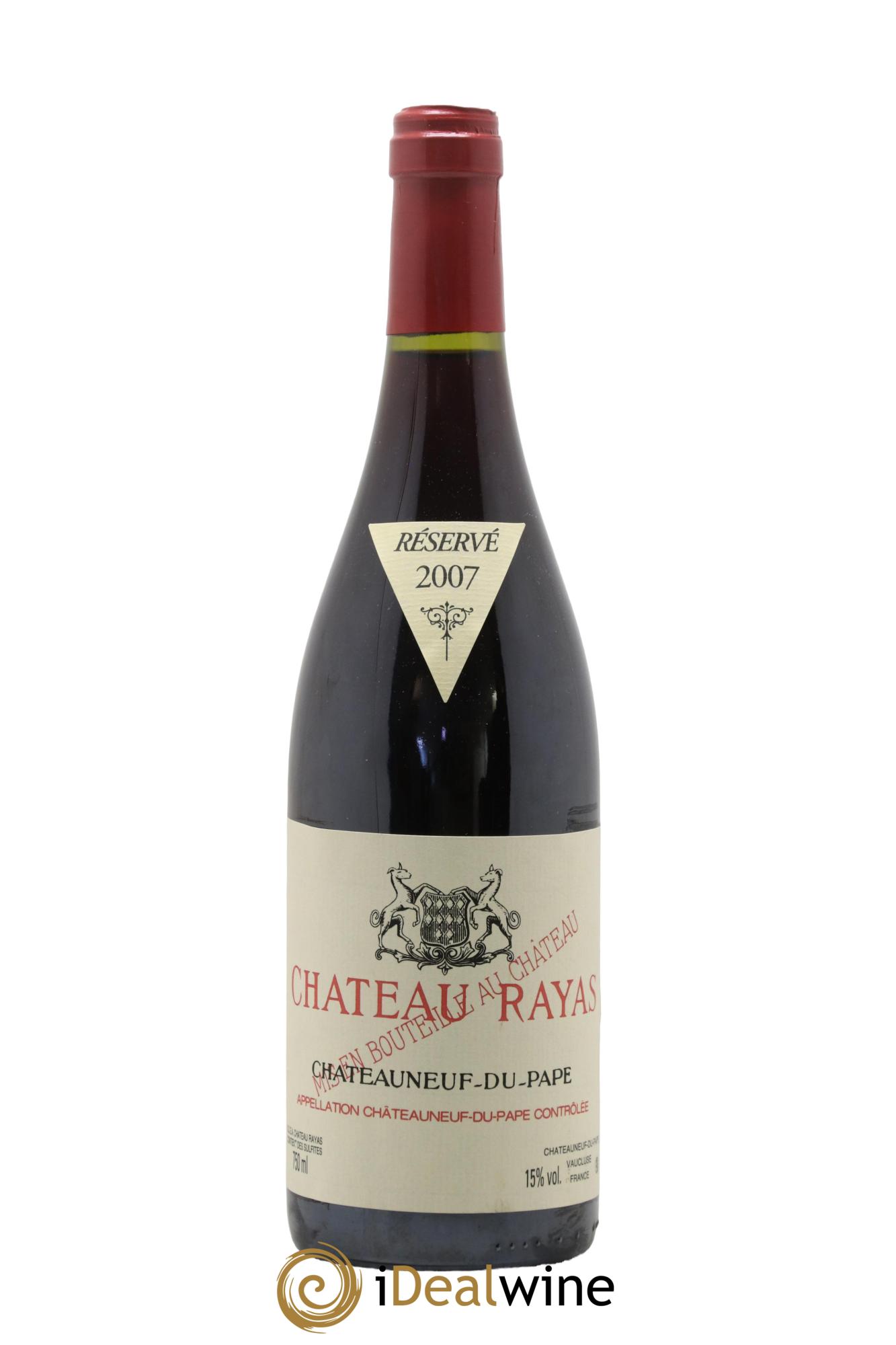 Châteauneuf-du-Pape Château Rayas Emmanuel Reynaud 2007 - Lot de 1 bouteille - 0