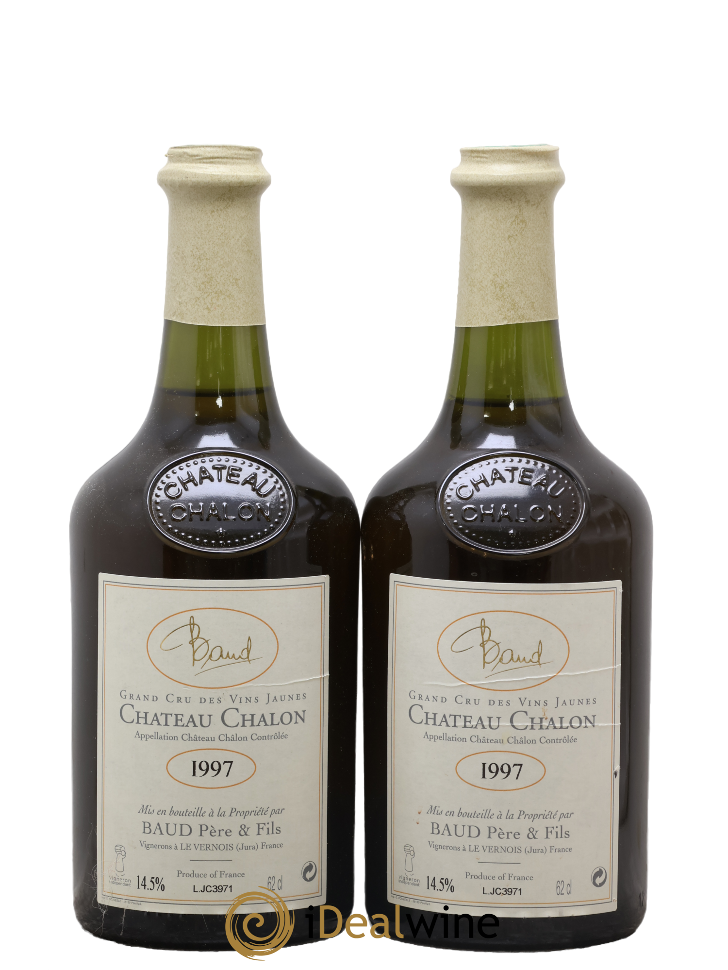 Château-Chalon Baud Pere Et Fils 1997 - Posten von 2 Clavelin - 0