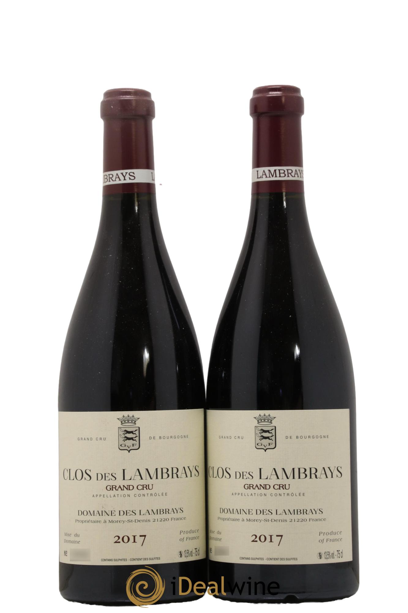 Clos des Lambrays Grand Cru Domaine des Lambrays 2017 - Lot de 2 bouteilles - 0