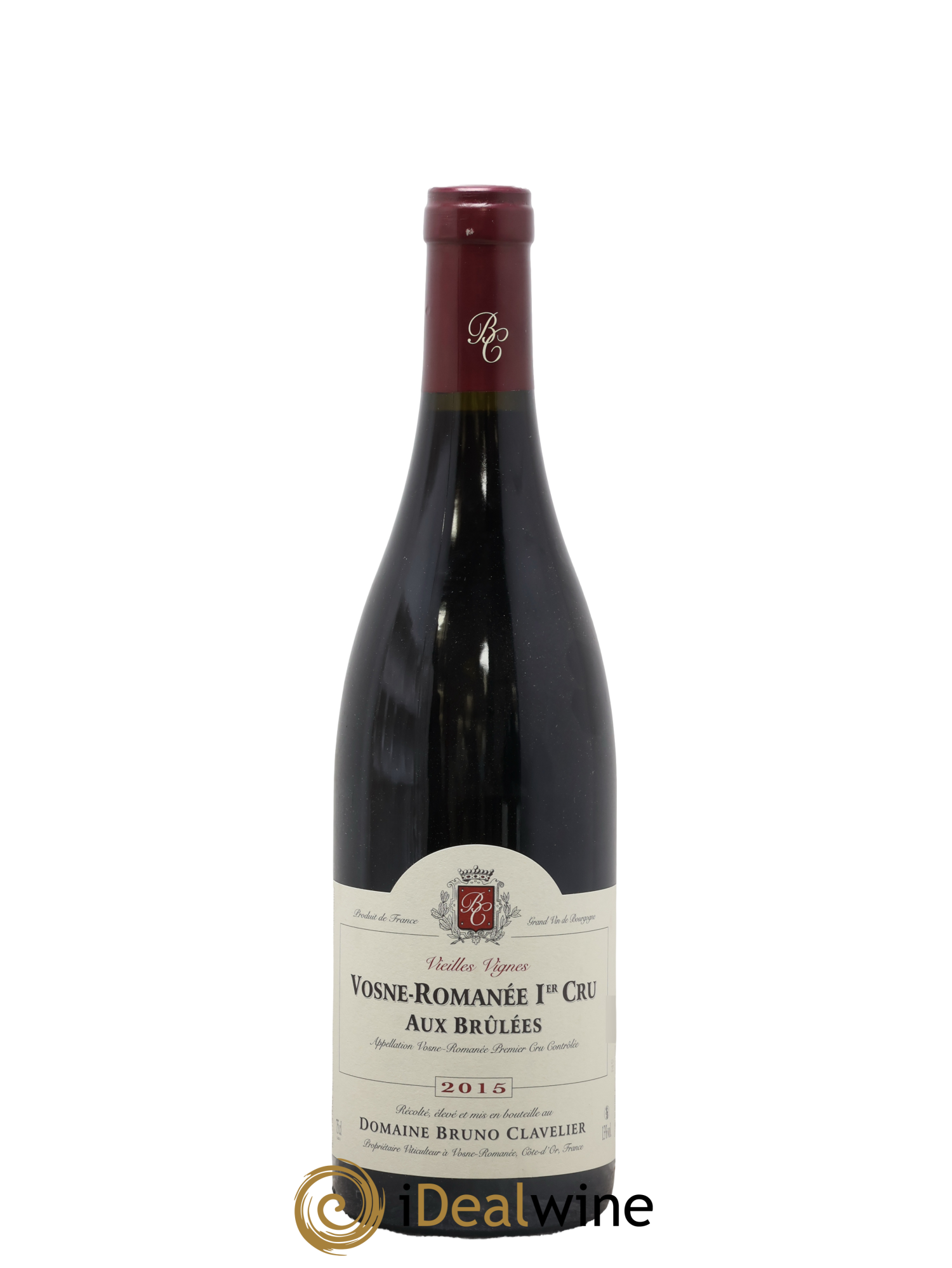 Vosne-Romanée 1er Cru Aux Brulées Vieilles Vignes Bruno Clavelier 2015 - Lot de 1 bouteille - 0