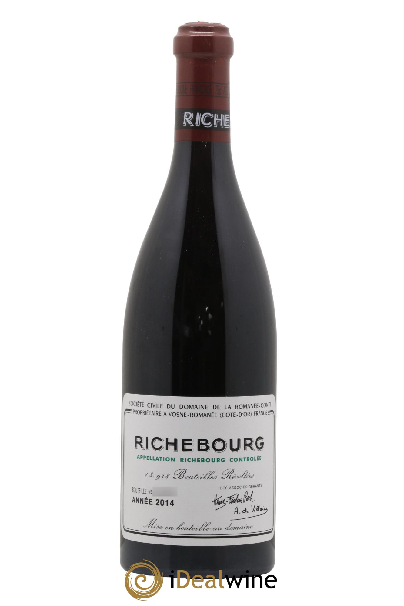 Richebourg Grand Cru Domaine de la Romanée-Conti 2014 - Lotto di 1 bottiglia - 0