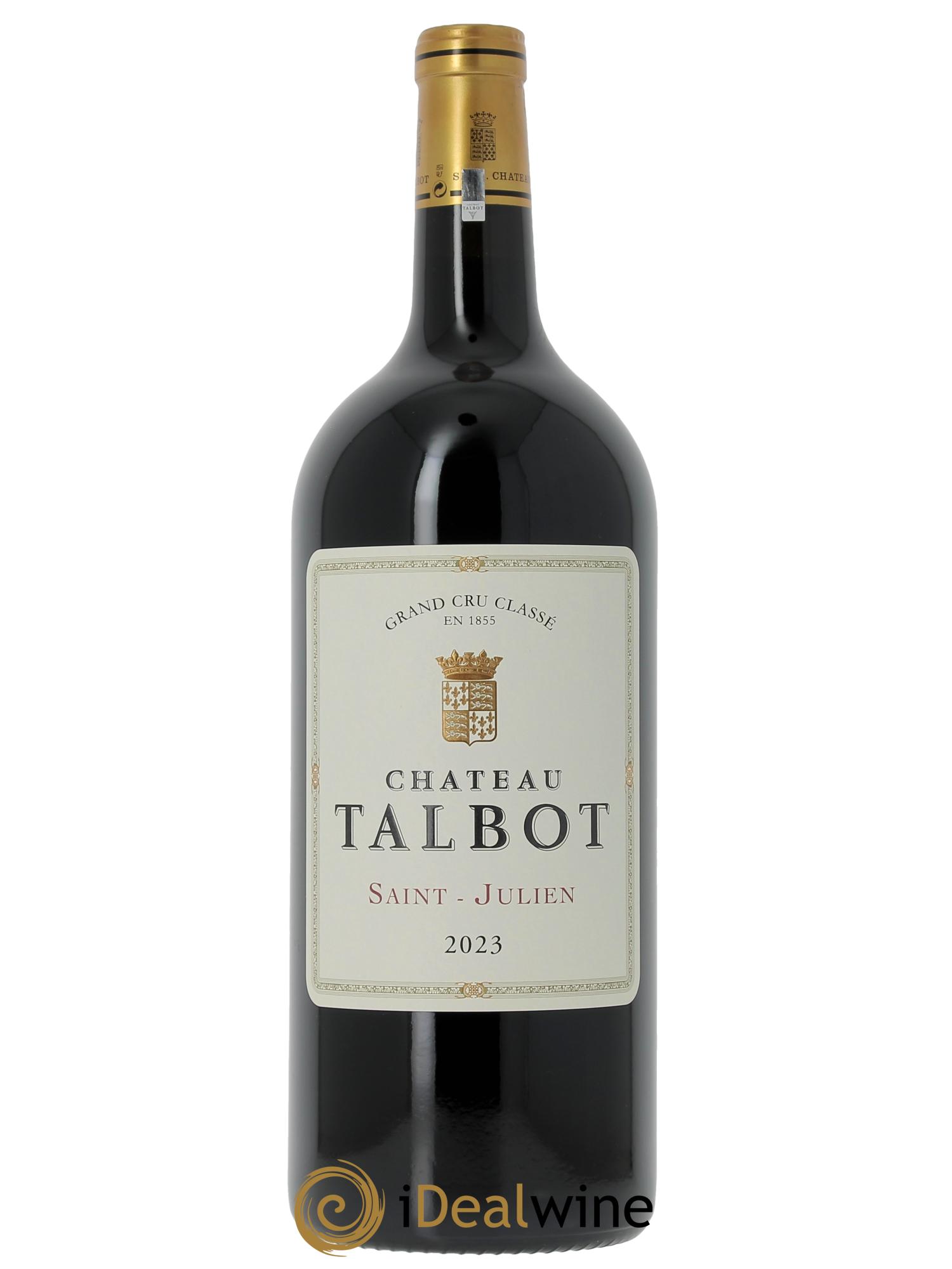Château Talbot 4ème Grand Cru Classé 2023 - Lot de 1 double magnum - 1