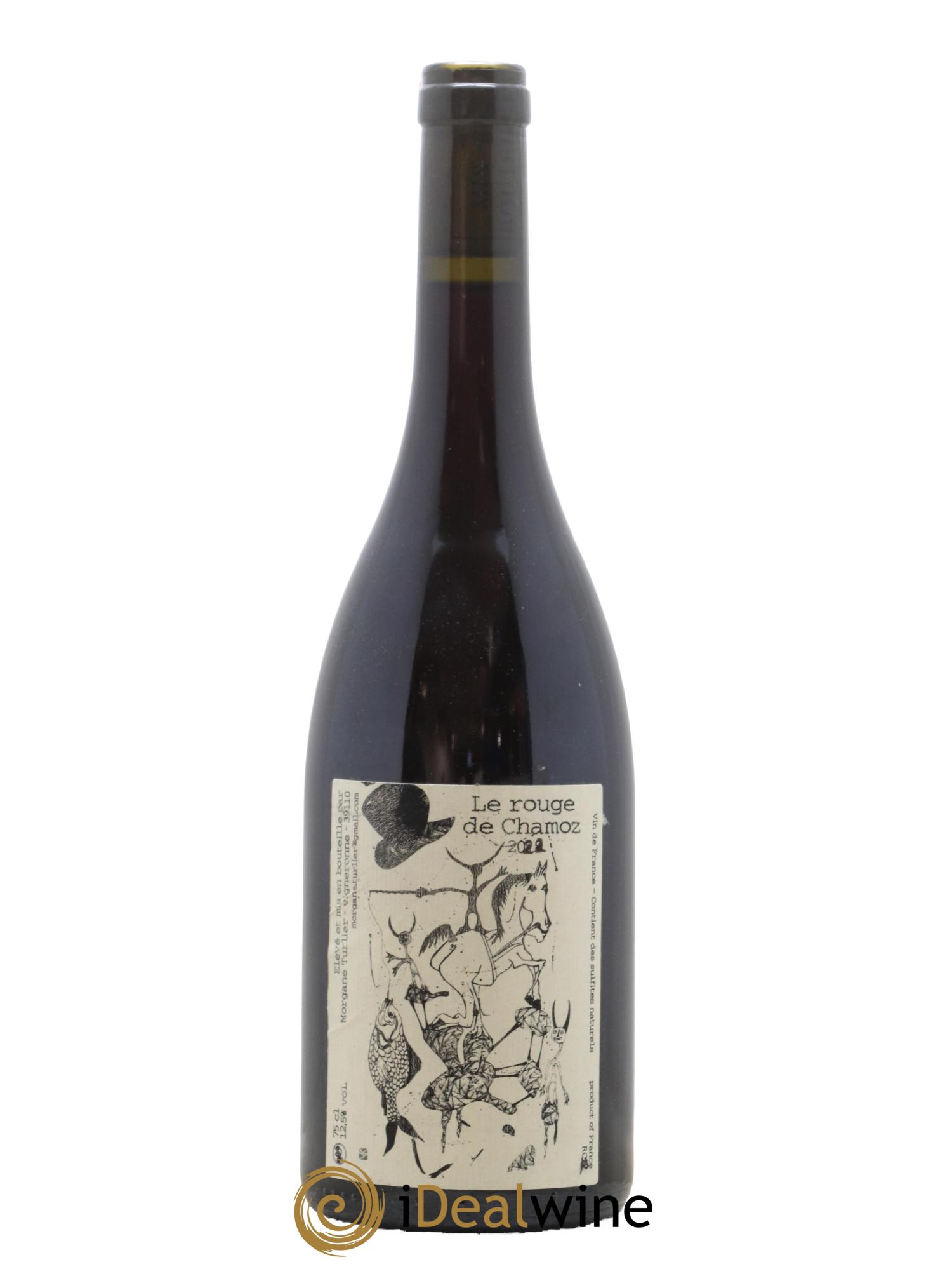 Vin de France Rouge de Chamoz Domaine Morgane Turlier 2022 - Lot de 1 bouteille - 0