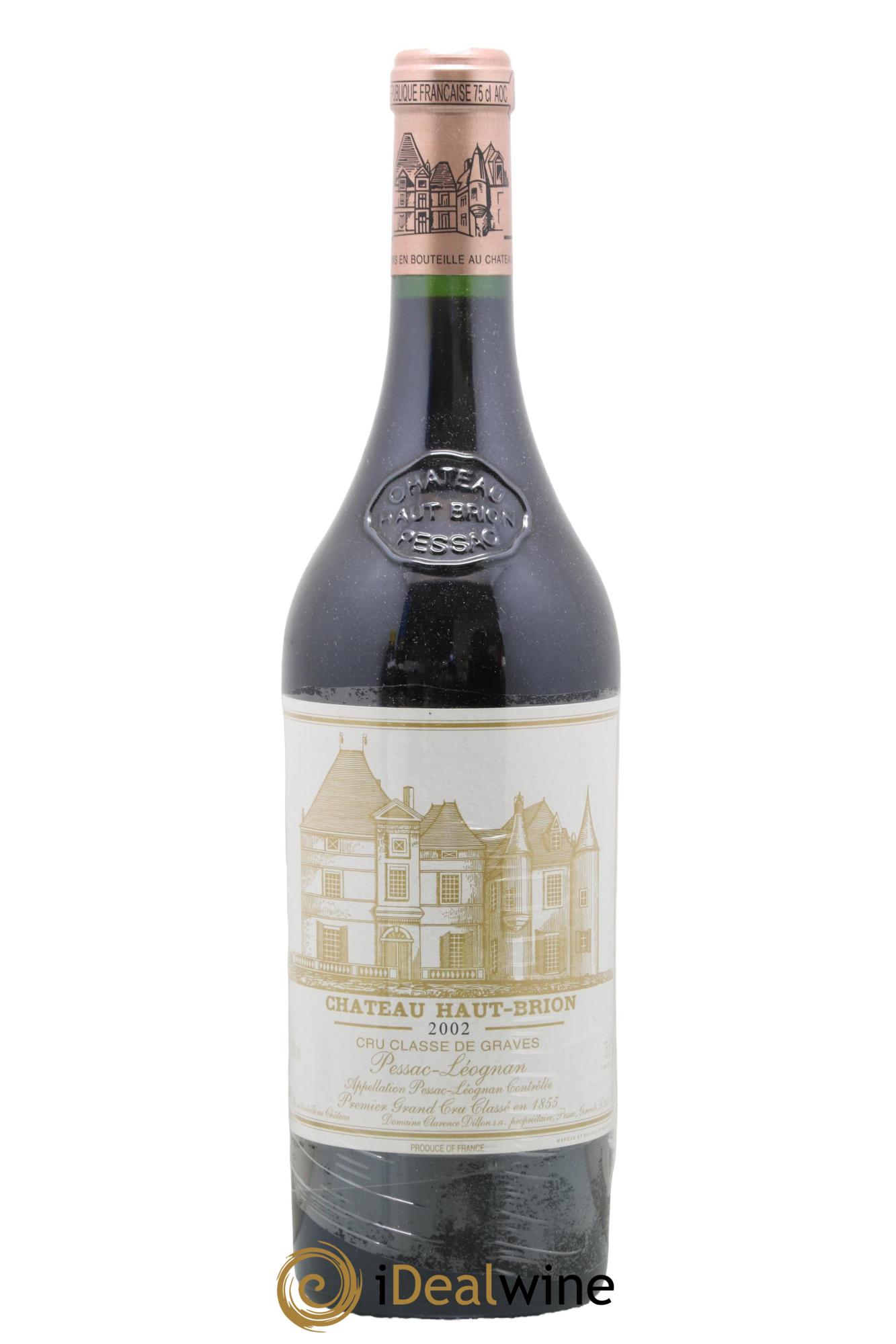 Château Haut Brion 1er Grand Cru Classé 2002 - Lot de 1 bouteille - 0
