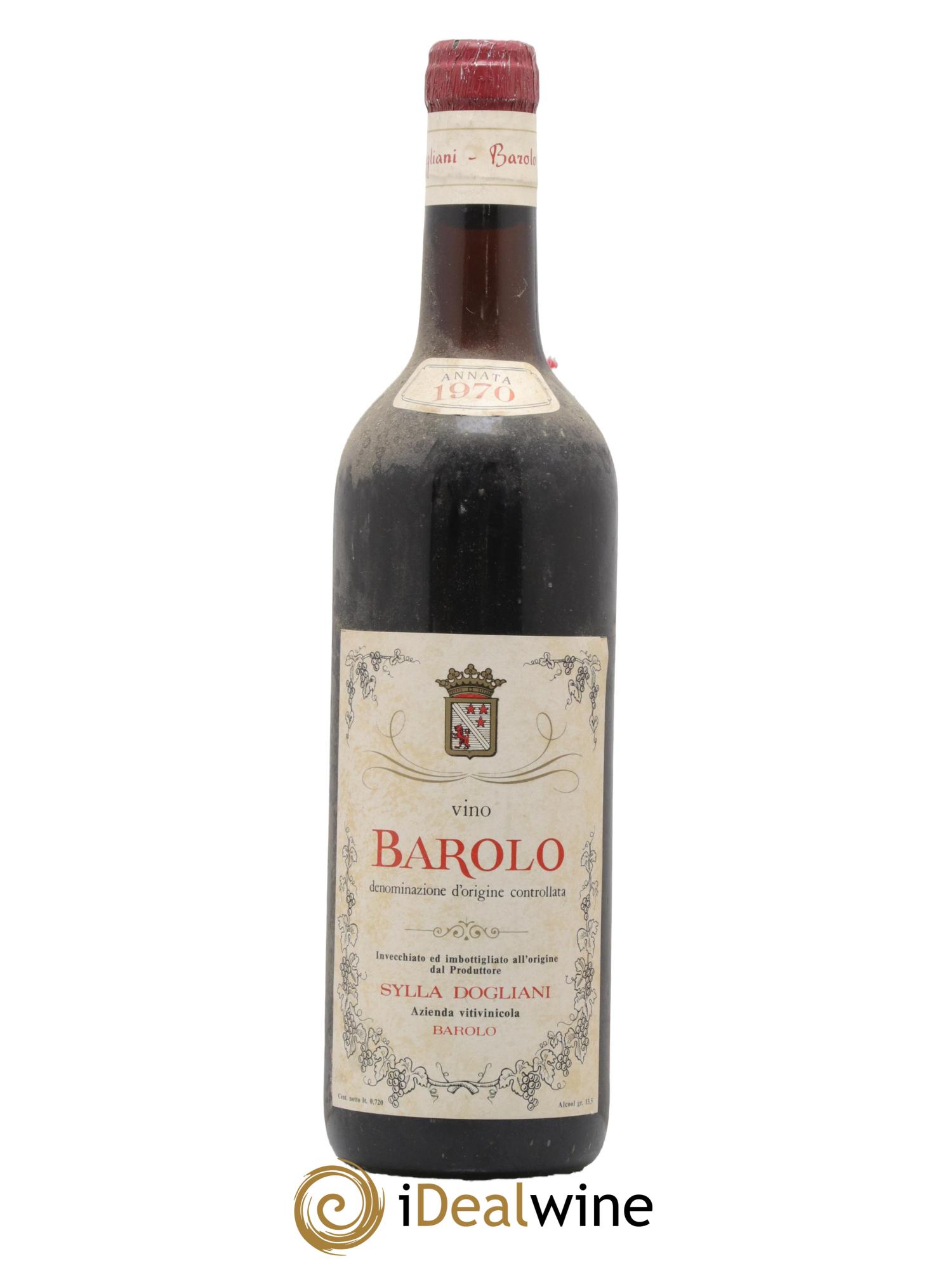Barolo Sylla Dogliani 1970 - Posten von 1 Flasche - 0