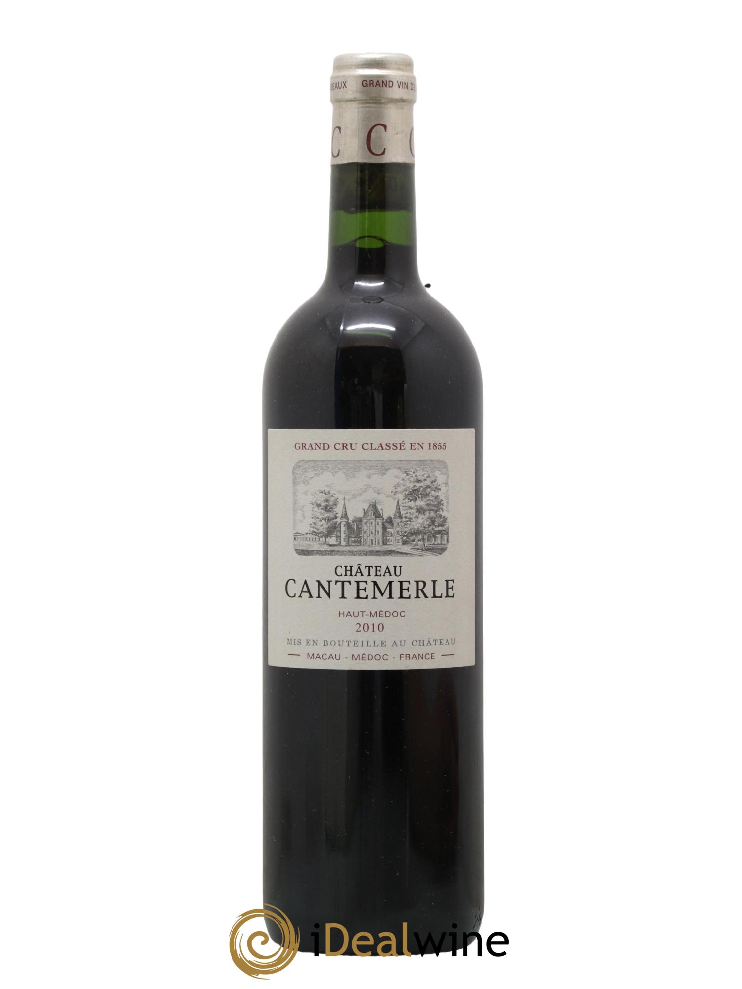 Château Cantemerle 5ème Grand Cru Classé 2010 - Lot de 1 bouteille - 0