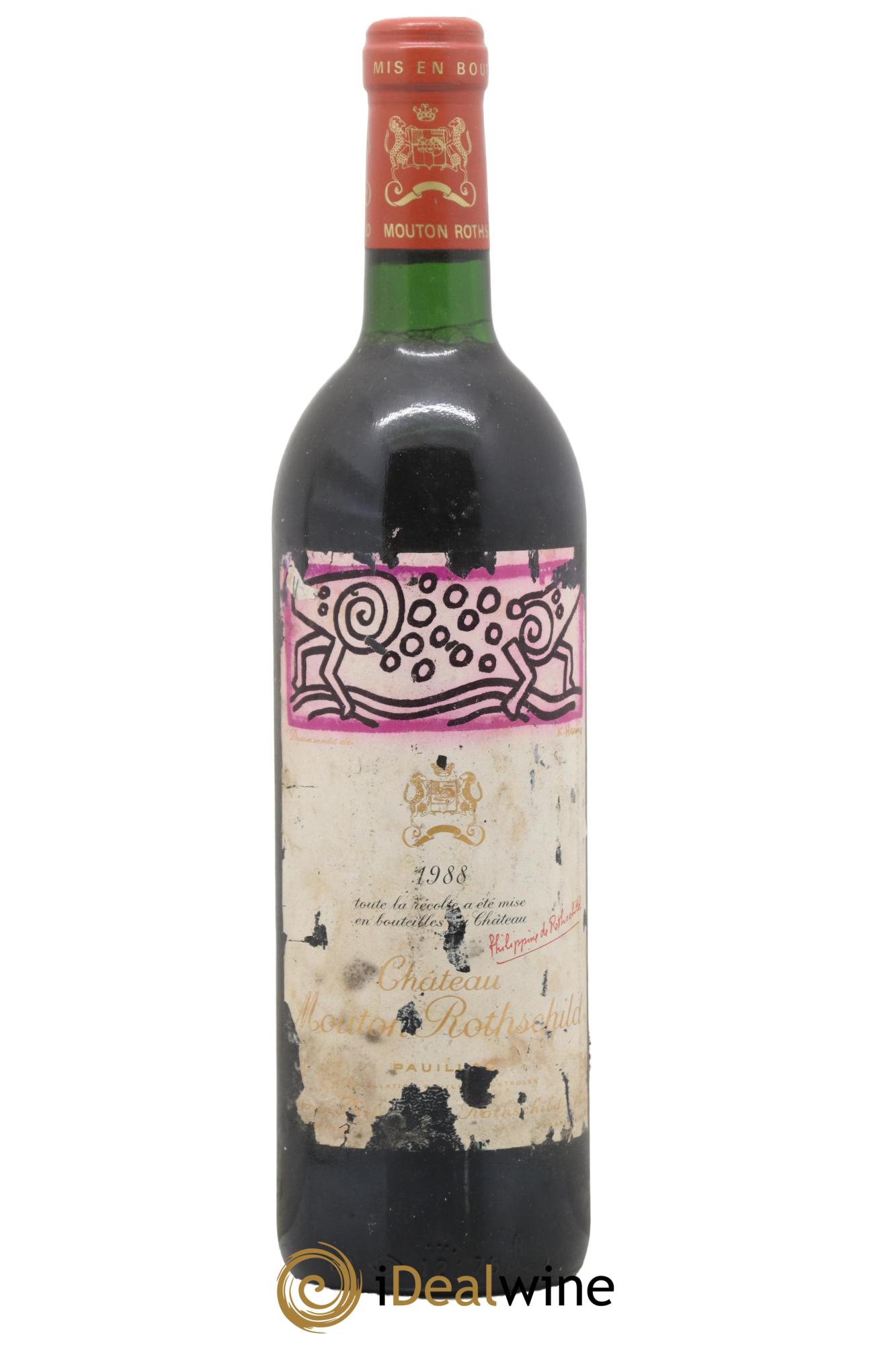 Château Mouton Rothschild 1er Grand Cru Classé 1988 - Lot of 1 bottle - 0