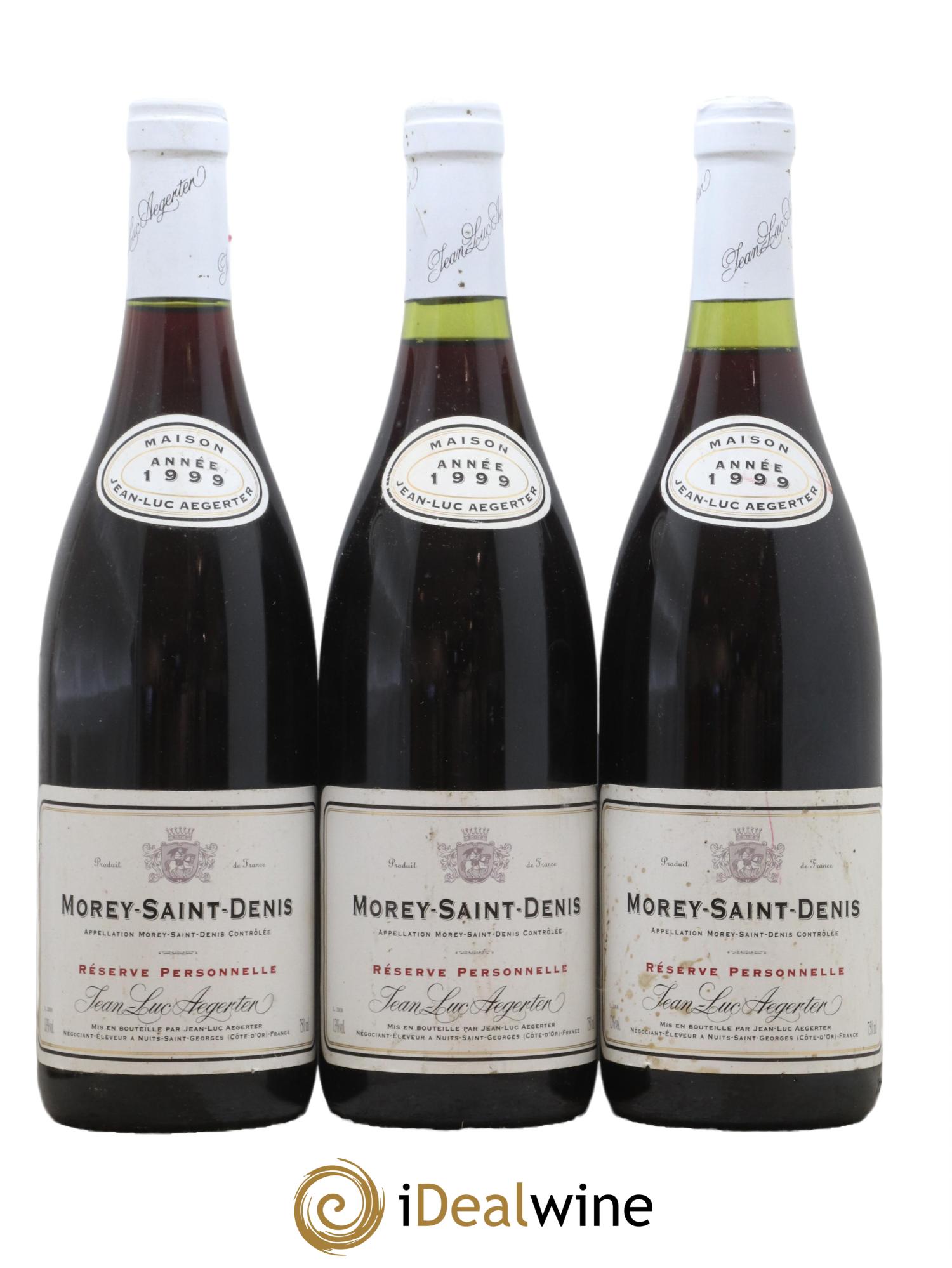 Morey-Saint-Denis Domaine Aegerter 1999 - Lot de 3 bouteilles - 0