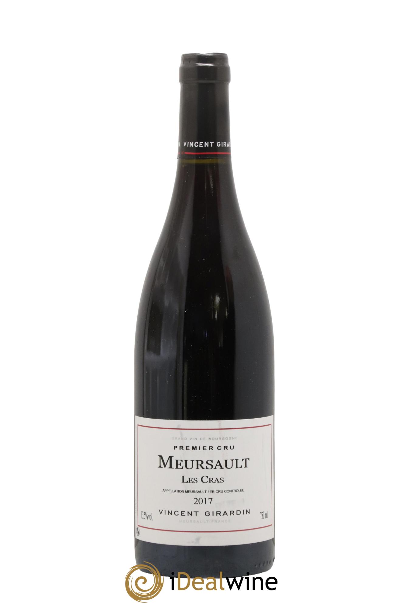 Meursault 1er Cru Les Cras Vincent Girardin 2017 - Posten von 1 Flasche - 0