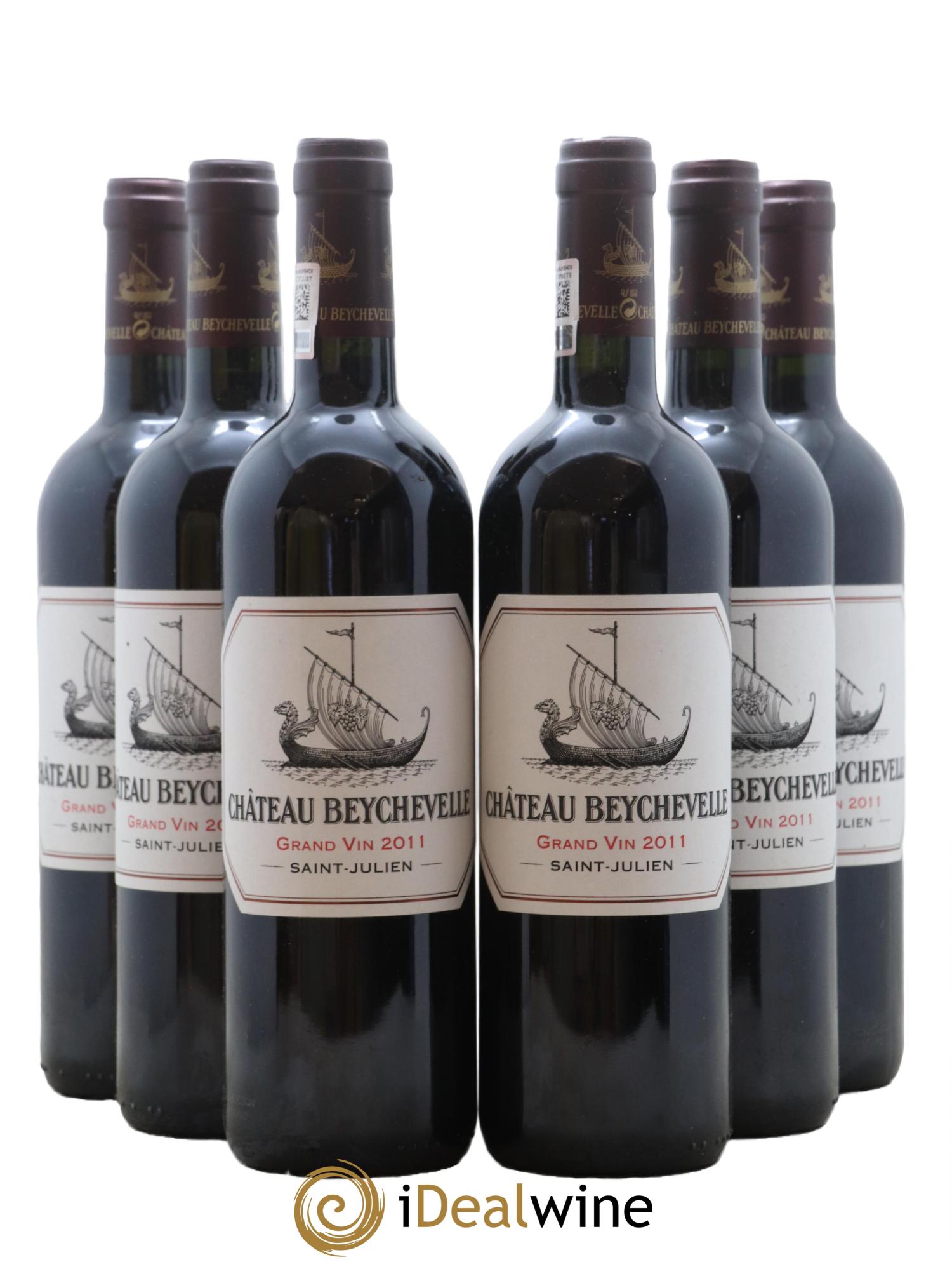 Château Beychevelle 4ème Grand Cru Classé 2011 - Lot de 6 bouteilles - 0