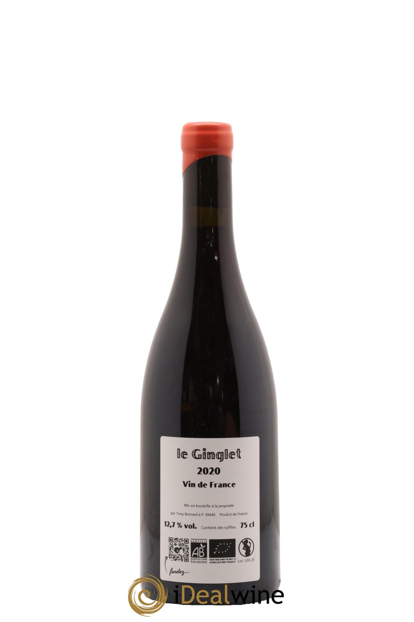 Vin de France Le Ginglet Bornard 2020 - Lot of 1 bottle - 1