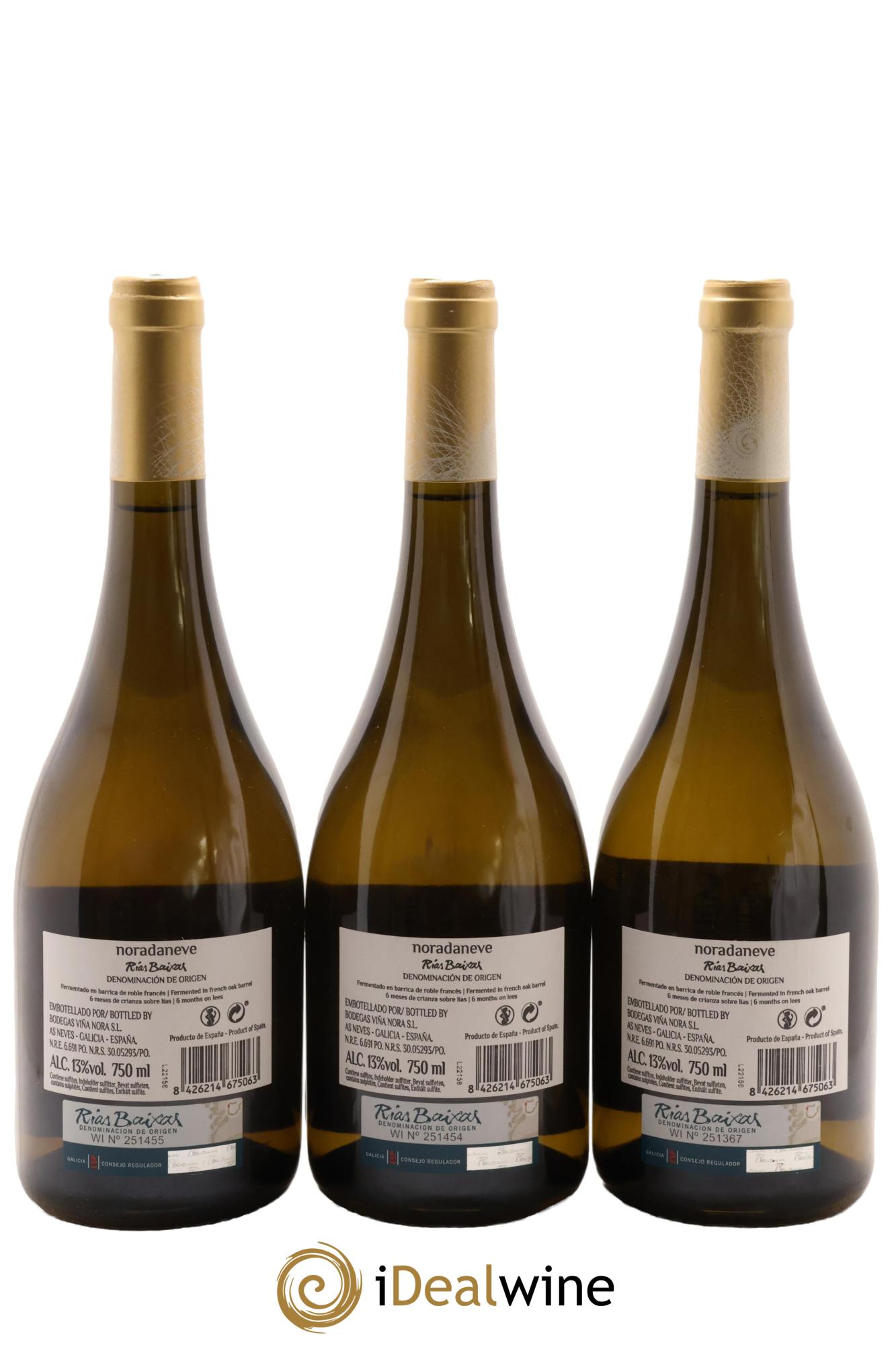 Rias Baixas Vina Nora Nora Da Neve 2021 - Lot de 3 bouteilles - 1
