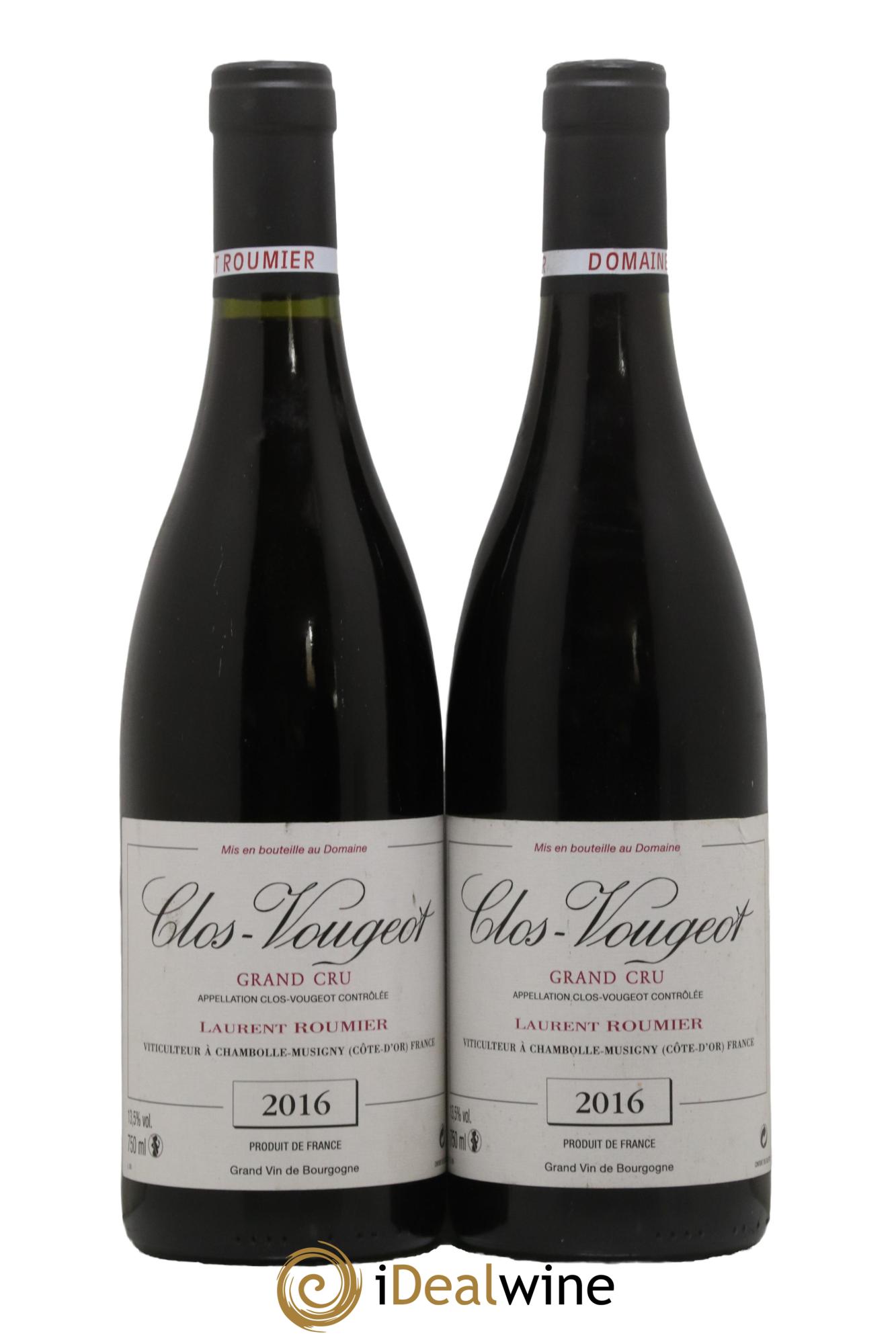 Clos de Vougeot Grand Cru Laurent Roumier 2016 - Posten von 2 Flaschen - 0