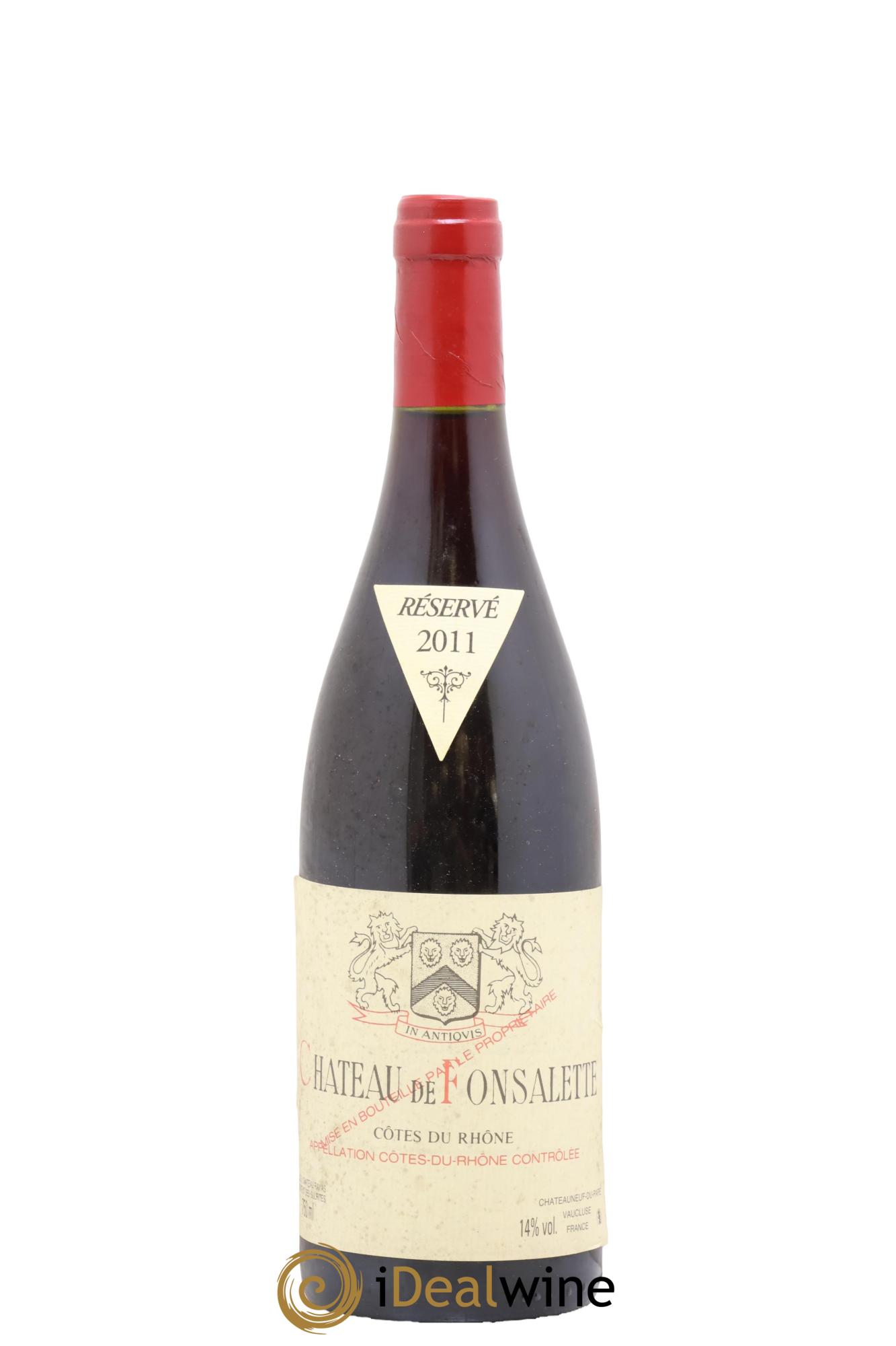 Côtes-du-Rhône Château de Fonsalette Emmanuel Reynaud 2011 - Lot of 1 bottle - 0