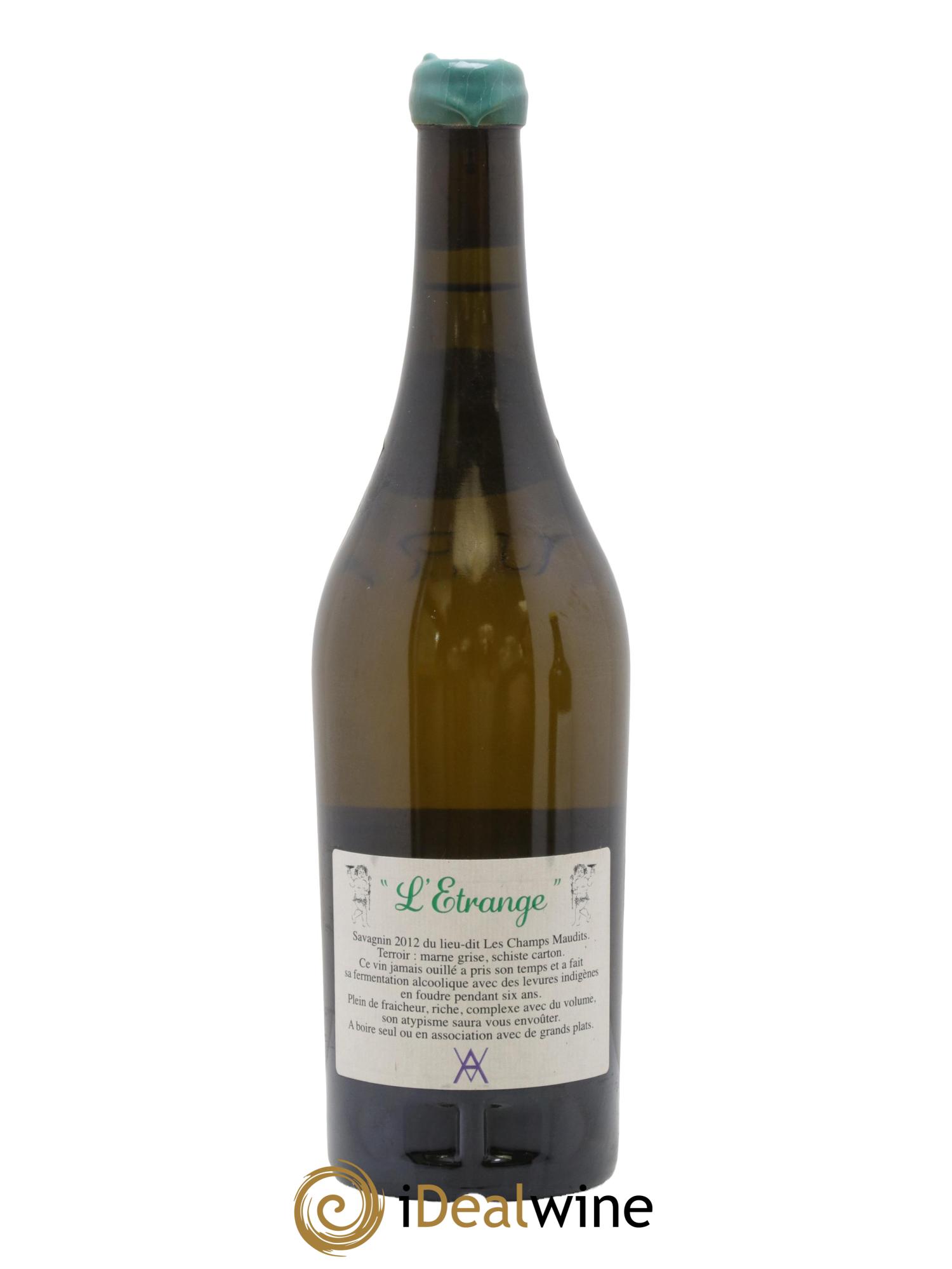 Arbois Savagnin Cuvée des Sorciers L'Etrange Lucien Aviet (Domaine) 2012 - Lot de 1 bouteille - 1