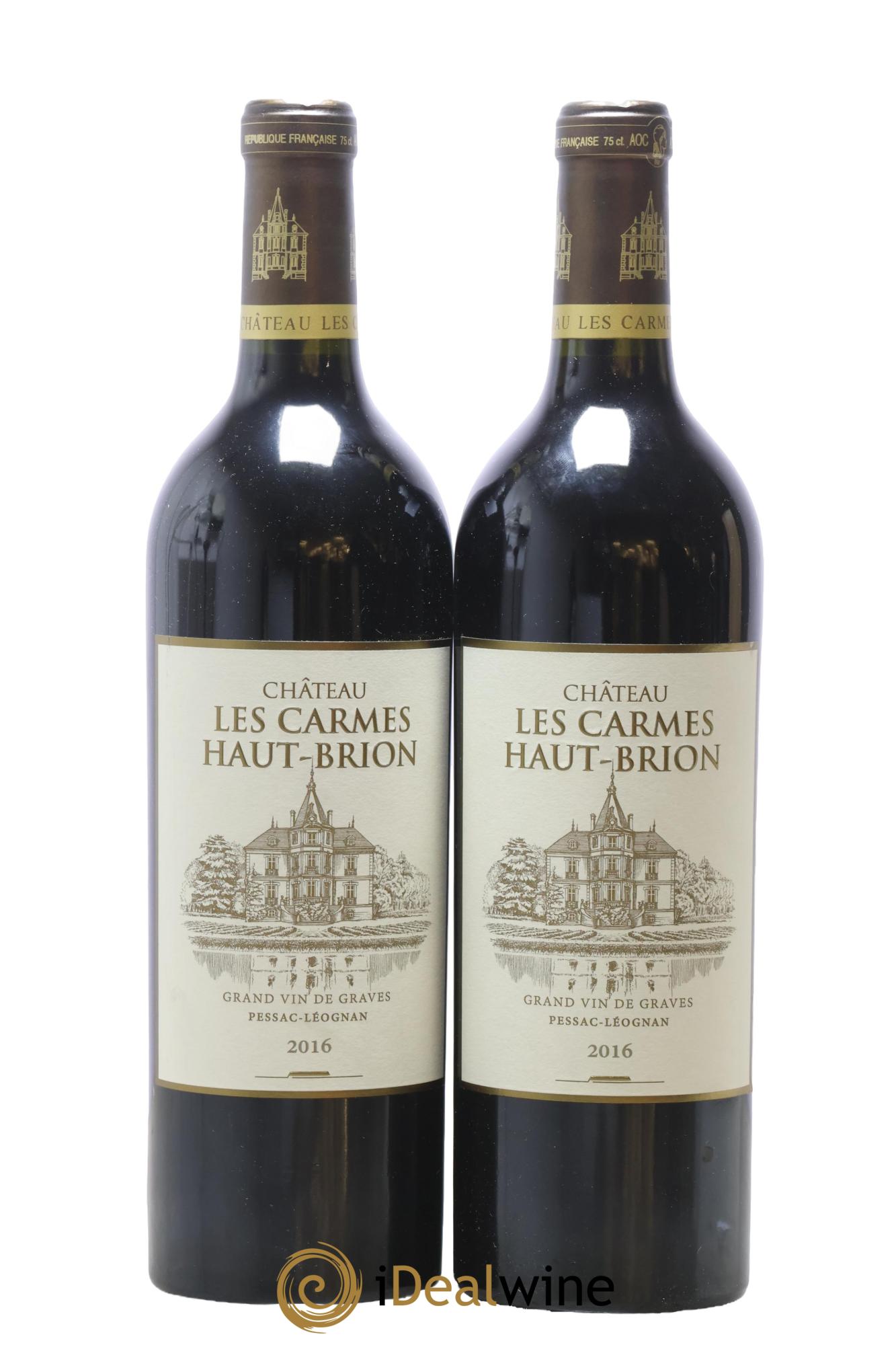 Château Les Carmes Haut-Brion 2016 - Lot de 2 bouteilles - 0
