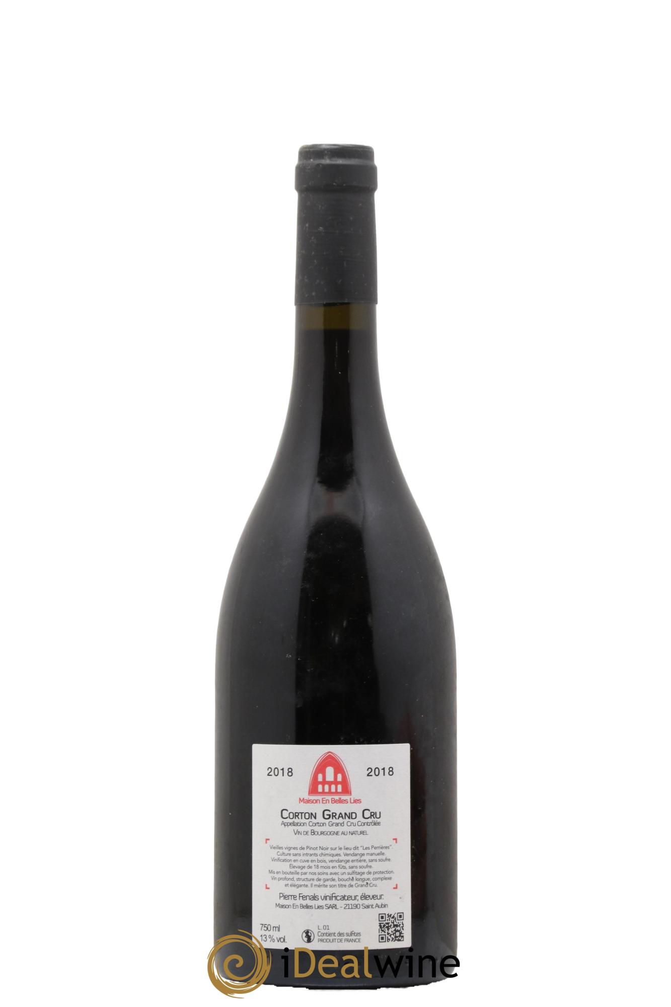Corton Grand Cru Les Perrières Maison En Belles Lies 2018 - Posten von 1 Flasche - 1