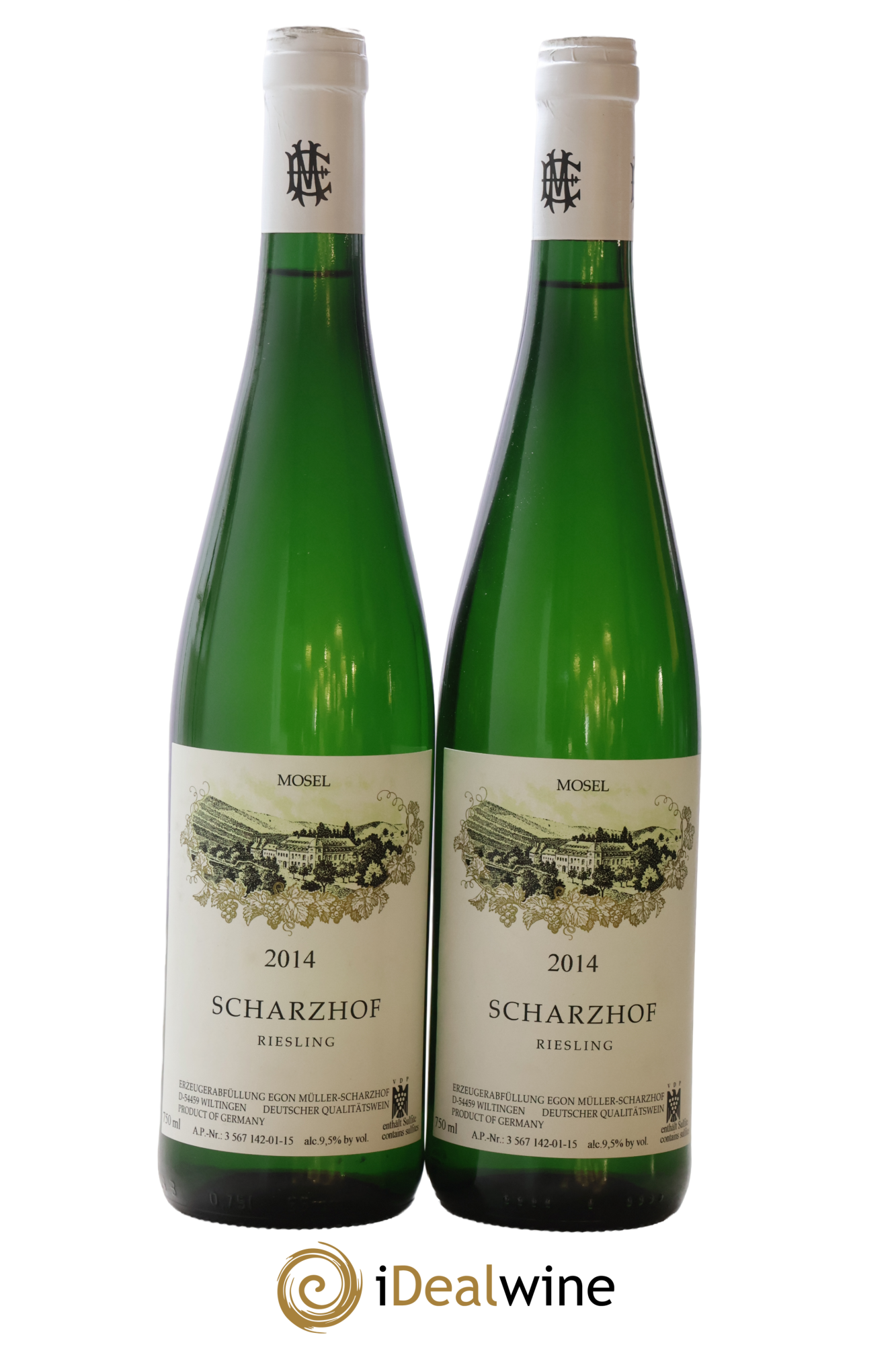 Riesling Scharzhof Egon Muller 2014 - Lot of 2 bottles - 0