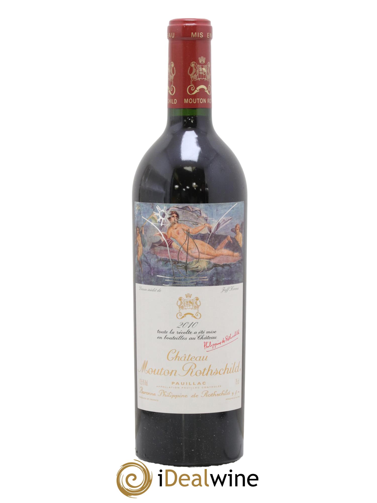 Château Mouton Rothschild 1er Grand Cru Classé 2010 - Lot de 1 bouteille - 0